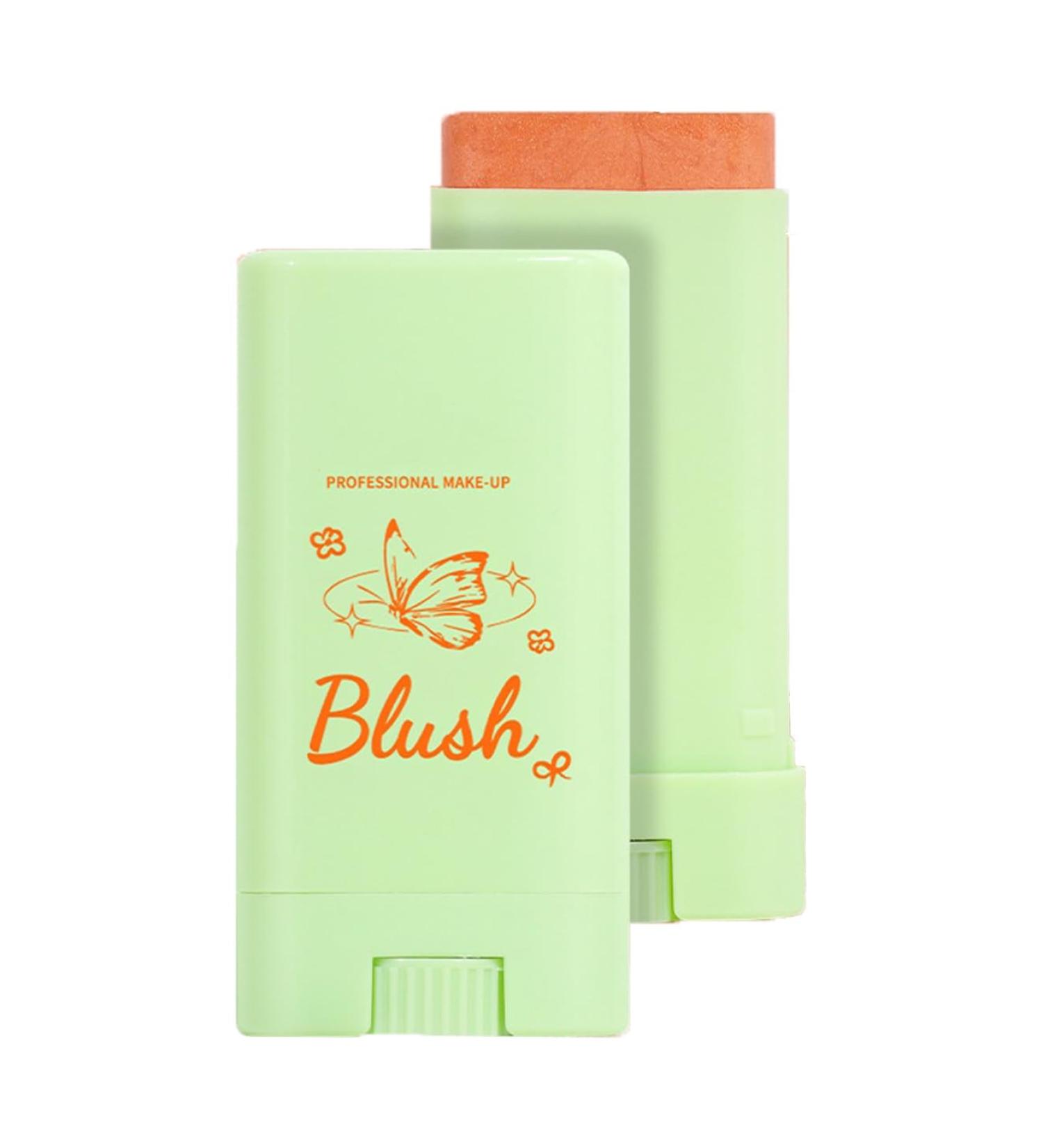 Lovelycat Colorful Moisturizing Stick Colorful Makeup Pink Stick Lasting Natural Makeup Eye Shadow Lip Cheek Waterproof for All Skin (orange One Size) Orange 1 g (Pack of 1) - Buy Online on SooperMarket.com
