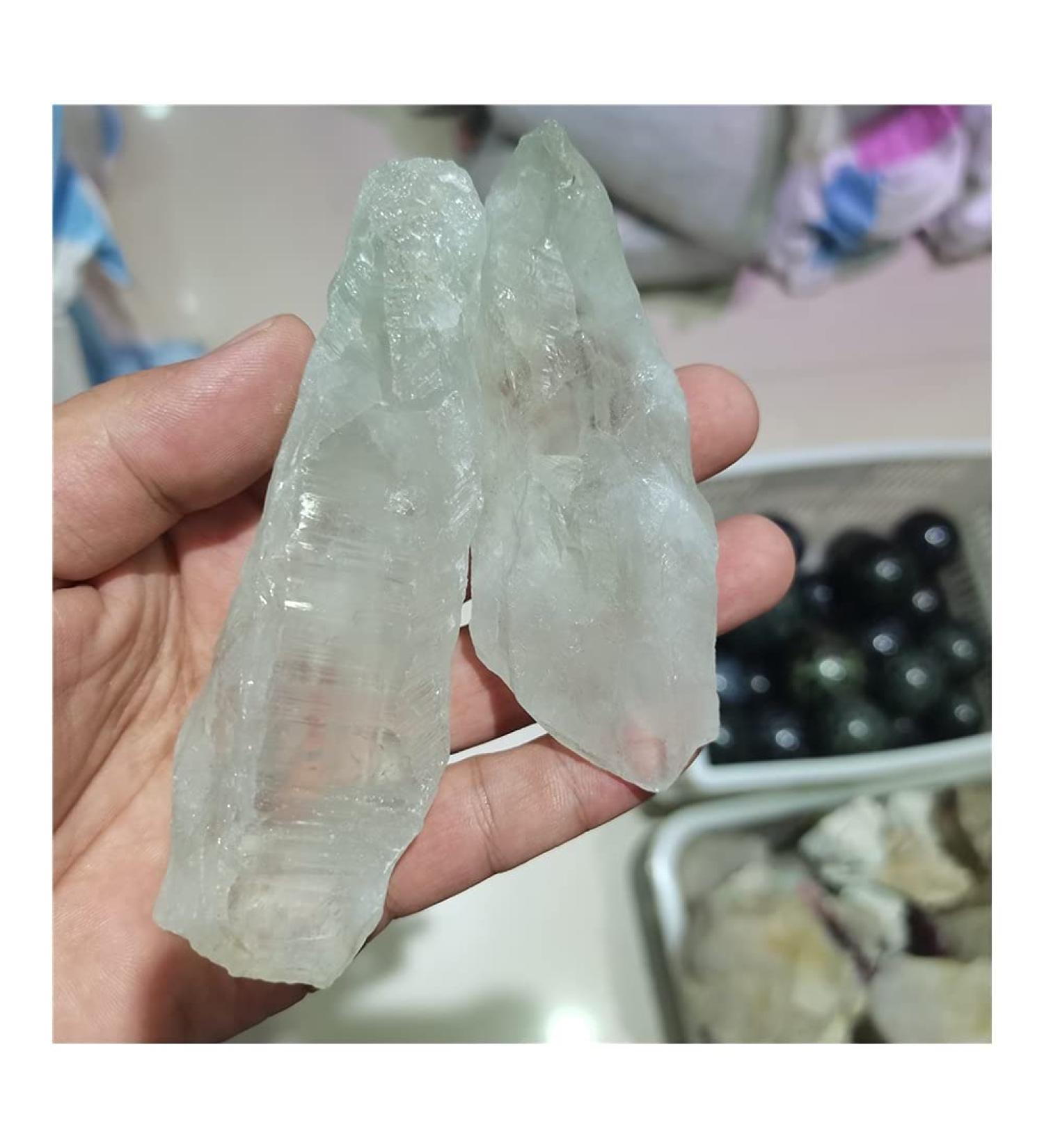 Home Decor Natural Green Backbone Crystal Reiki Specimen Raw Crystals Stone Points Stone Raw Crystals Home Decoration 1PC Soothing Crystal Household ERBDRGAZ (Size : 140-170g) - Buy Online on SooperMarket.com