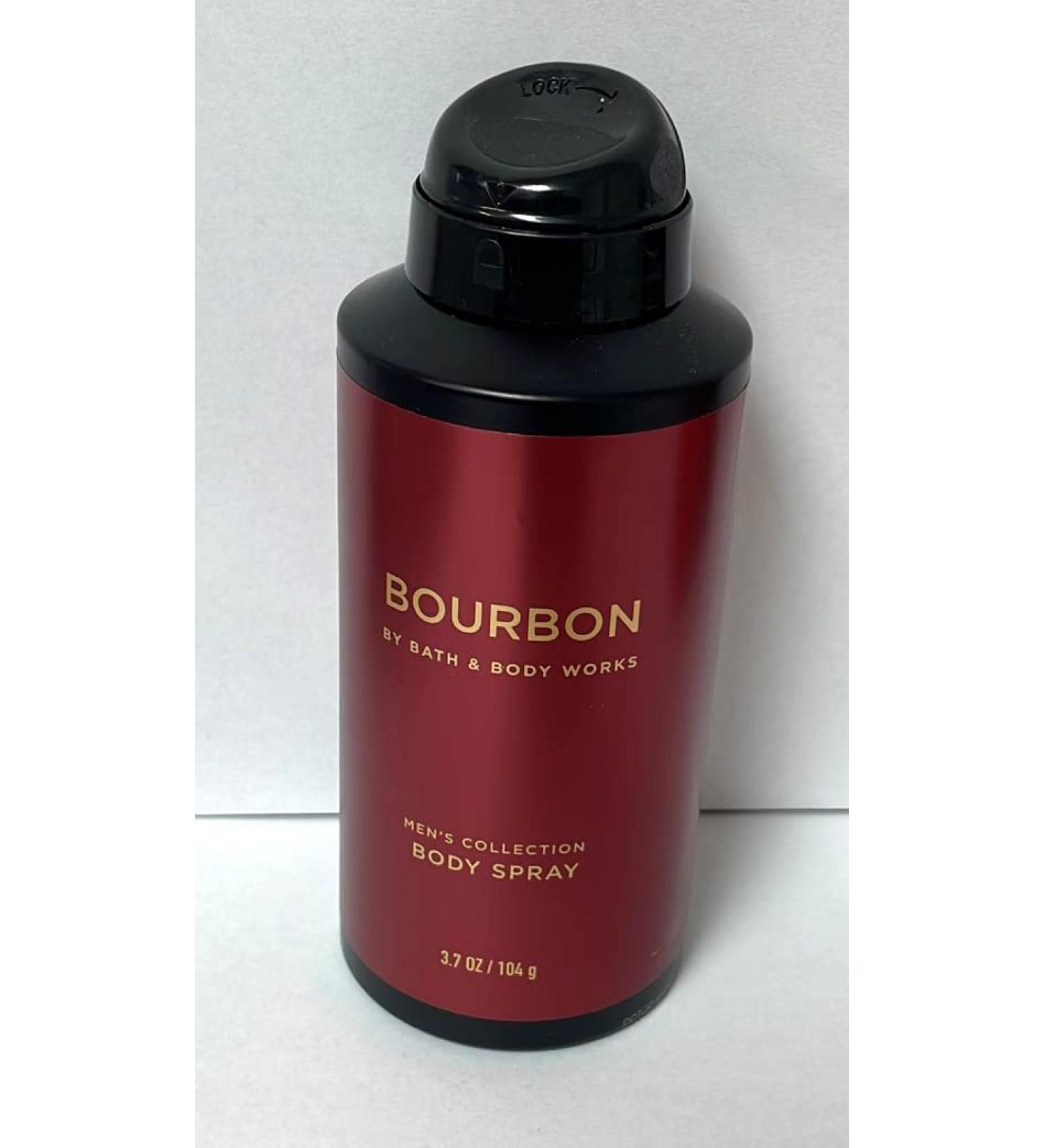 Bath and Body Works Bourbon Men's Deodorizing Body Spray 3.7 oz - Long-lasting Fragrance for Men - Buy Online on SooperMarket.com