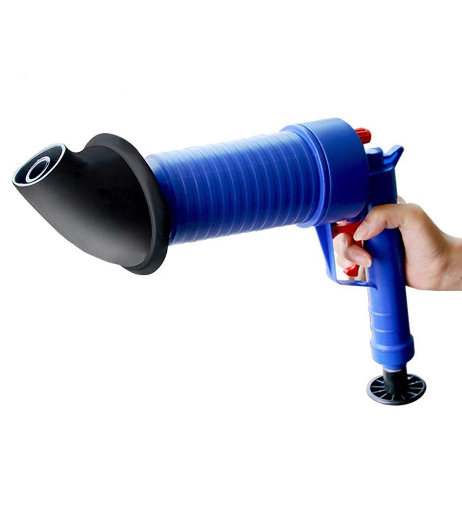 High Pressure Drain Pump Cleaner - Powerful Air Blaster Plunger Gun for Toilets & Basins | Unblock Your Kitchen & Bathroom - Buy Online on SooperMarket.com