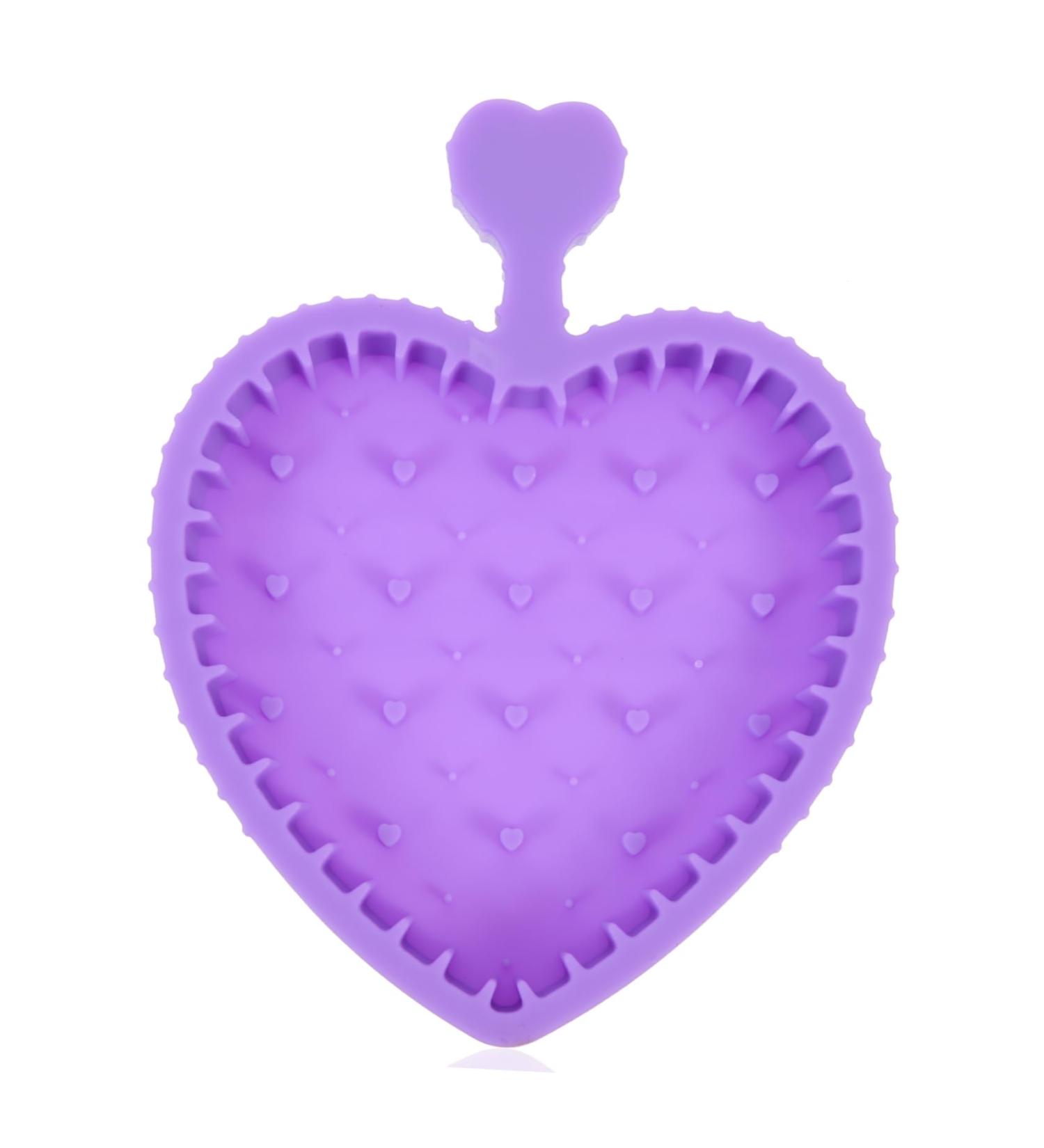 DRESSOOS Makeup Brush Cleaning Pad Gloves for Cleaning Beauty Brush Cleaning Bowl Cleaning Tools Cosmetic Limpiador De Brochas De Maquillaje Makeup Tools Cleaner Silica Gel Foldable Purple 12x9cm Purple - Buy Online on SooperMarket.com