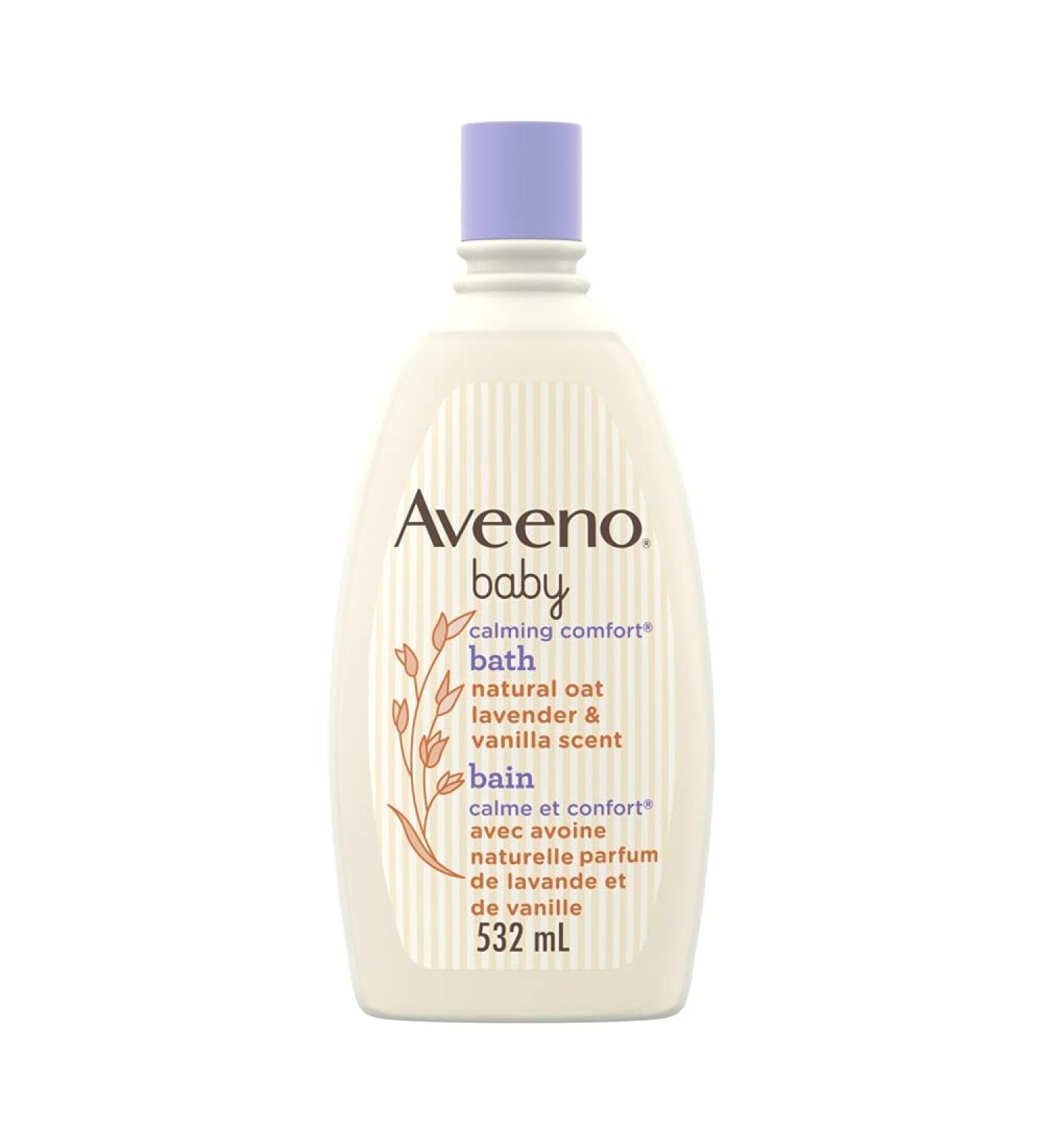 AveenoBaby Calming Comfort Bath Baby Body Wash for gently cleanses baby s skin & helps calm baby before bedtime natural oat Lavender & Vanilla Scents 532 mL 532 ml (Pack of 1) - Buy Online on SooperMarket.com