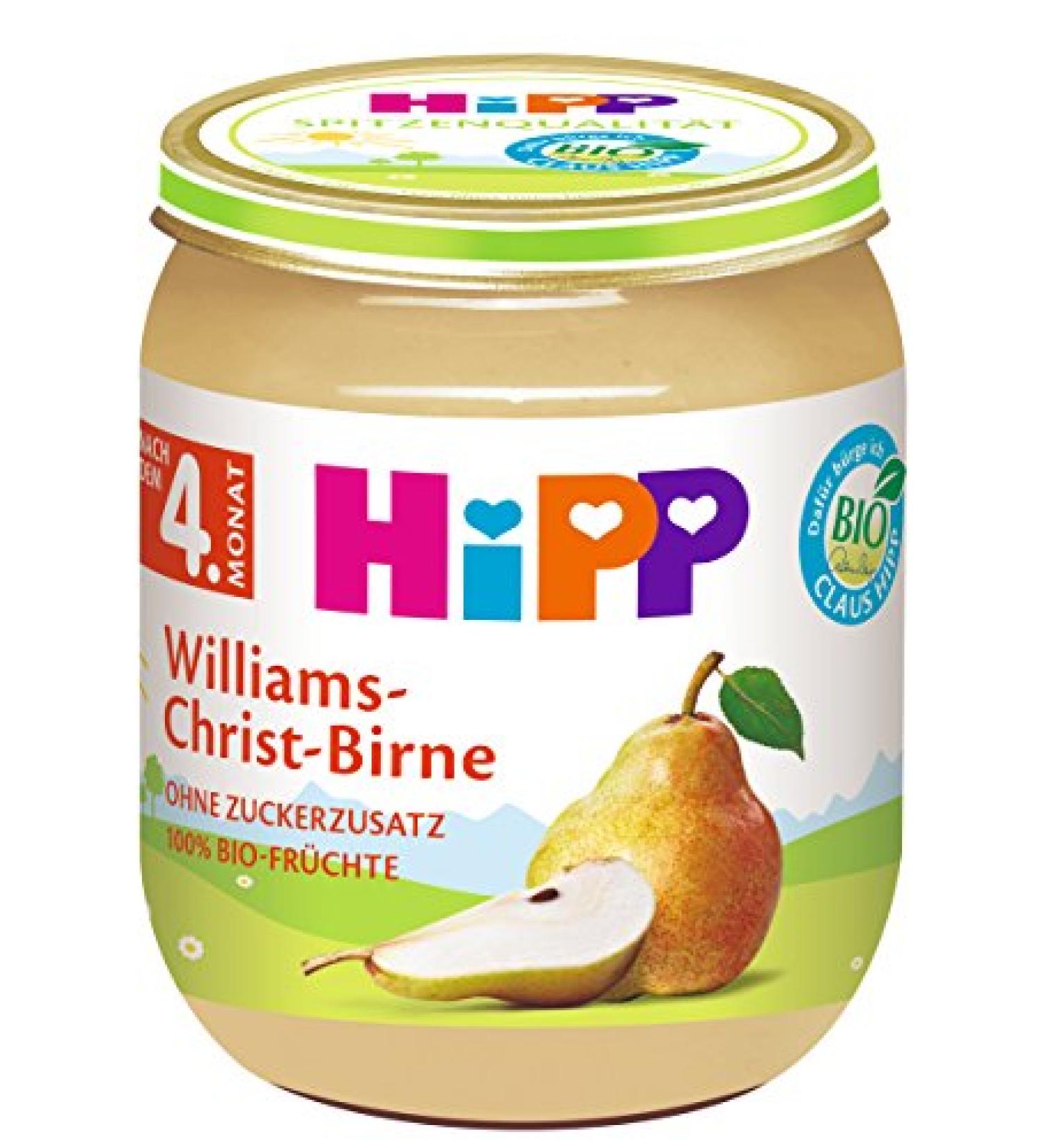 HiPP Fruits Williams-Christ-Pear 125 g - Organic Fruits Williams-Christ-Pear 125 g