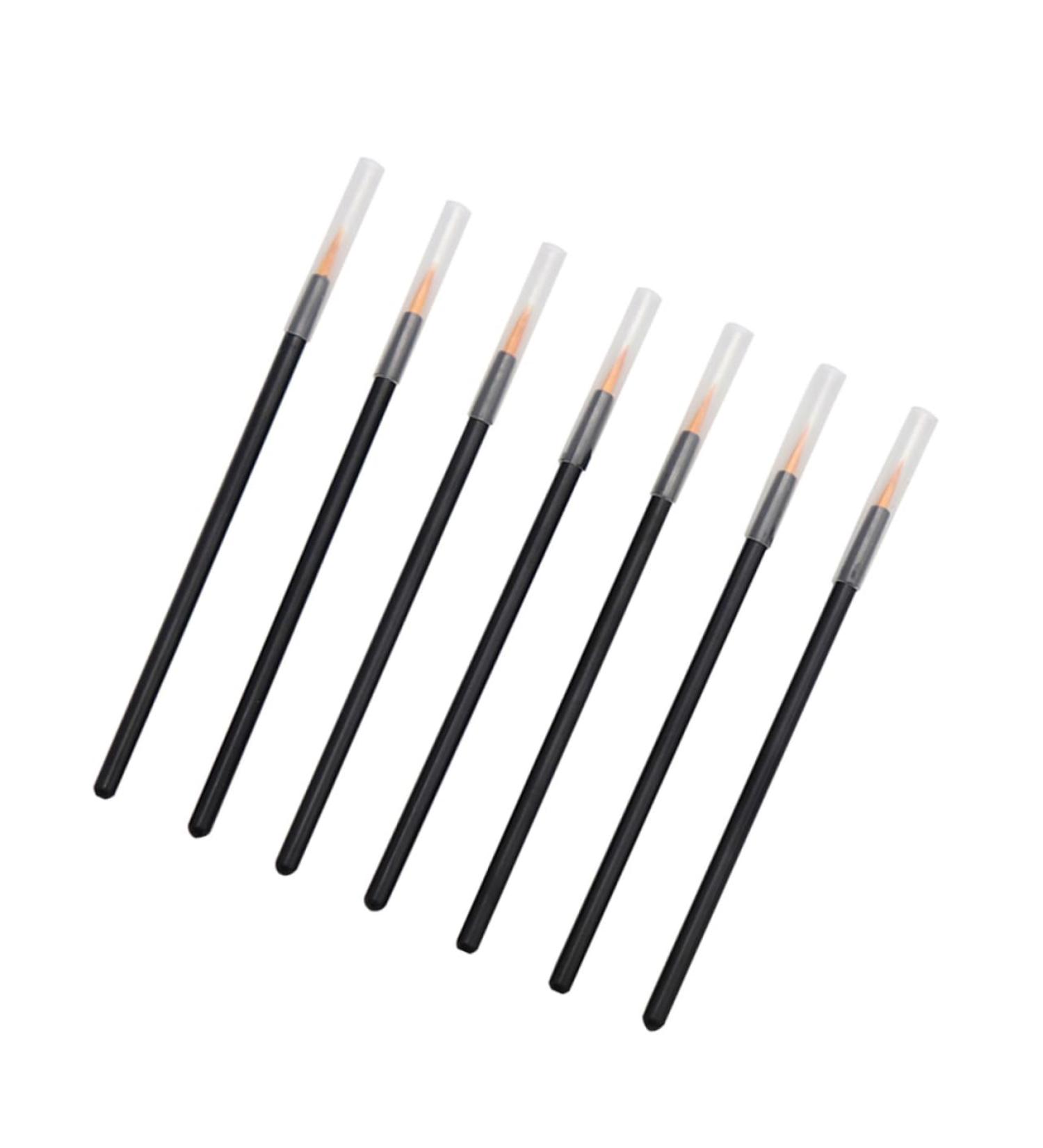PLAFOPE 50pcs Disposable Eyeliner Brush Eye Liner Pens Eyebrow Liner Brushes Small Eyeliner Brush Black - Buy Online on SooperMarket.com