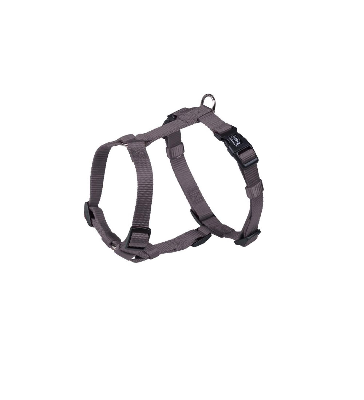 Nobby Harness Classic - Mouse Grey Adjustable 70-90 cm Chest 25 mm Width | Durable Pet Harness for Dogs - Buy Online on SooperMarket.com