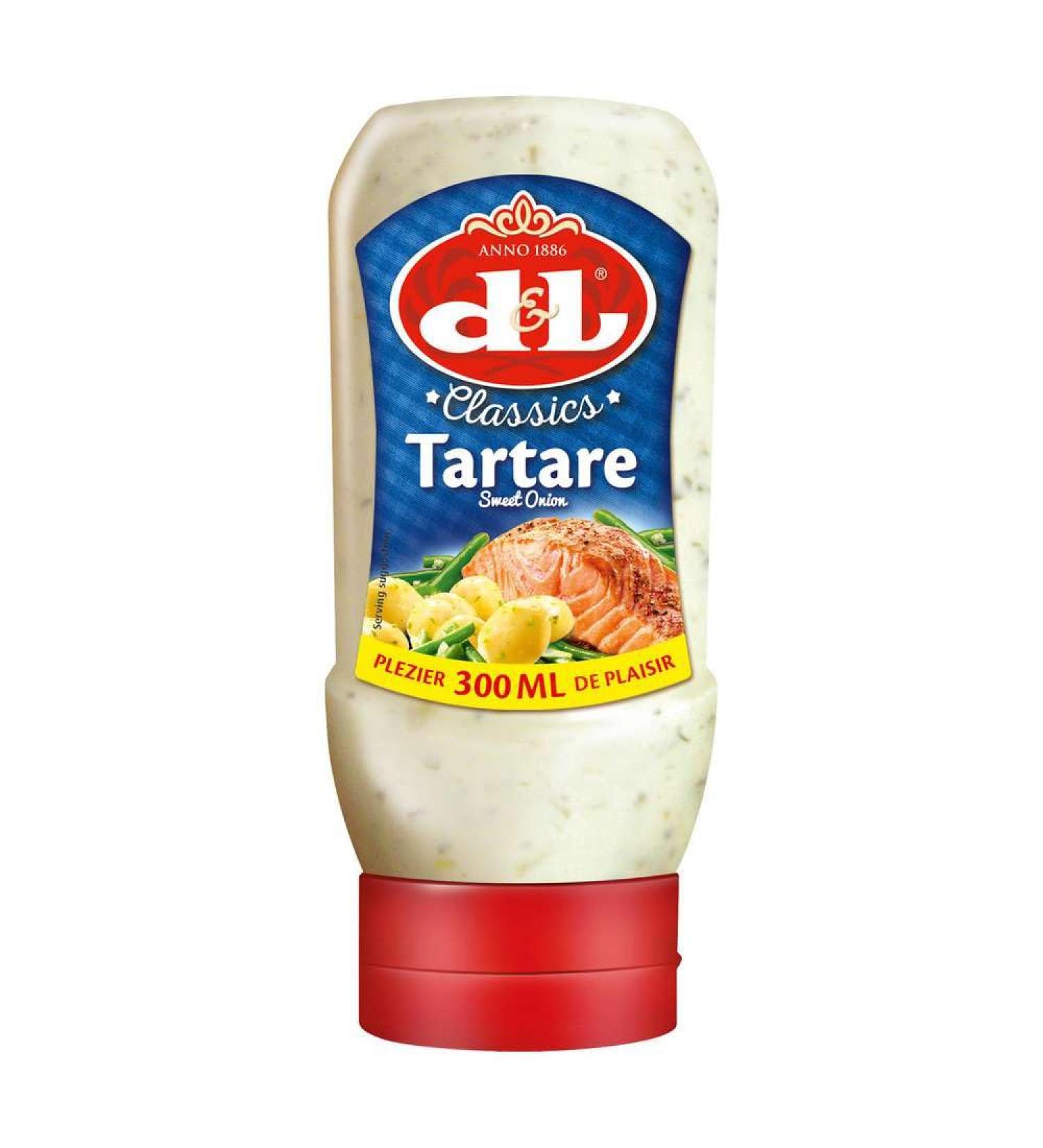 Hymor D&L Tartare Sauce Classics - 2x300ml | Belgian Mayonnaise-Based Sauce for Burgers Fries Meat & Fish Dishes - International Shipping - Buy Online on SooperMarket.com