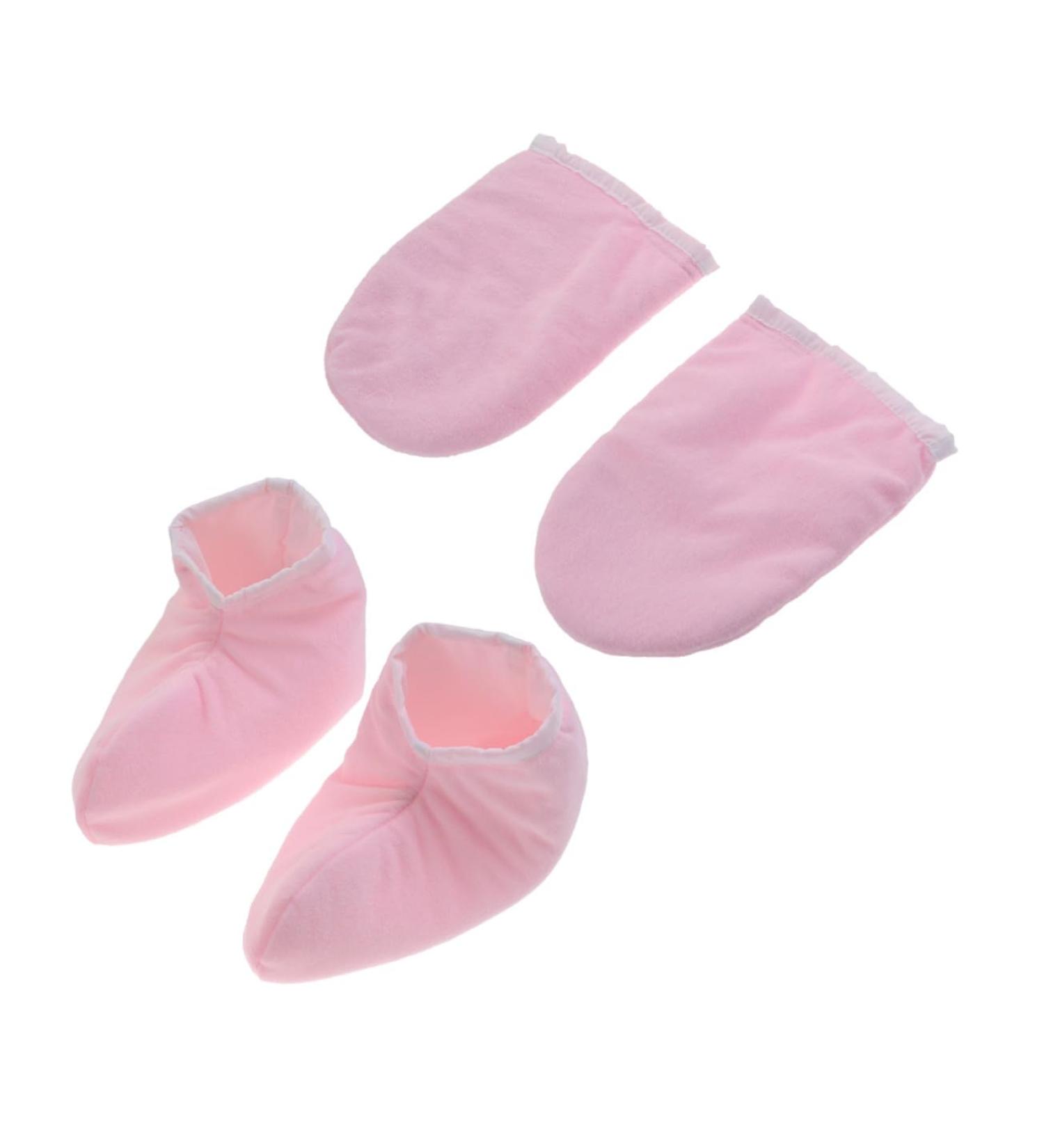 minkissy 2 Pairs Paraffin Wax Gloves Dry Hands Gloves Paraffin Wax Mittens Bath Mitt Heated Glives Mittens Kids Beauty Gloves Paraffin Wax Warmer Mittens Thermal Heated Mitt Product Care - Buy Online on SooperMarket.com