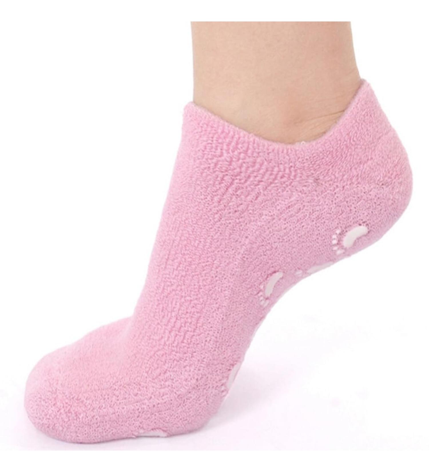 minkissy 2 Pairs Moisturizing Heel Socks Spa Gel Socks Features Socks for Women Women s Socks Gel Socks for Moisturizing Womens Socks Silicone Socks Moisture Socks Lotion Essential Oil Miss - Buy Online on SooperMarket.com