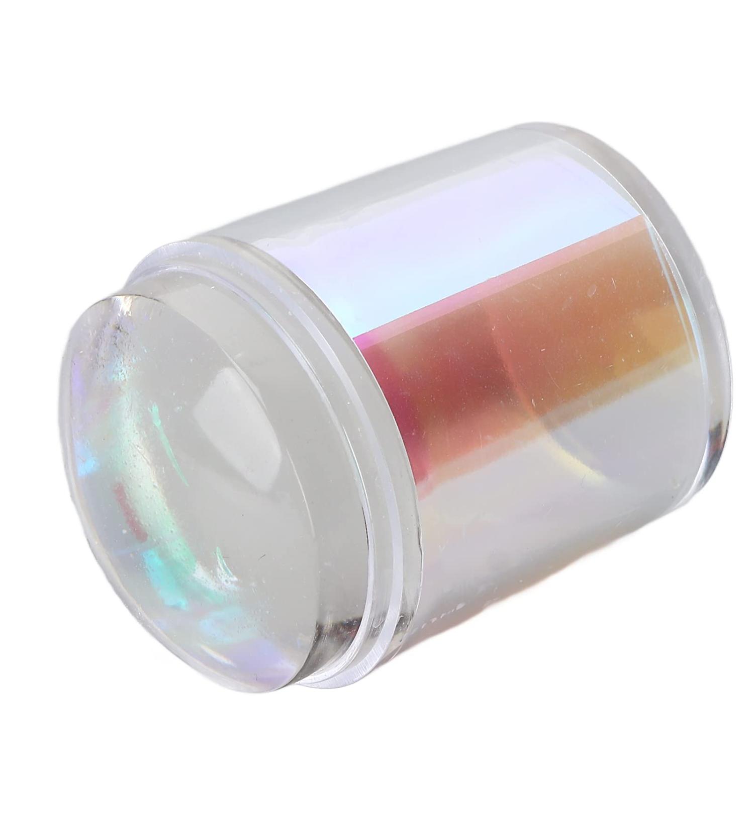 Nail Art Stamper - Portable Sturdy Clear Silicone Nail Stamp for Home & Salon | International Shipping Available - Buy Online on SooperMarket.com