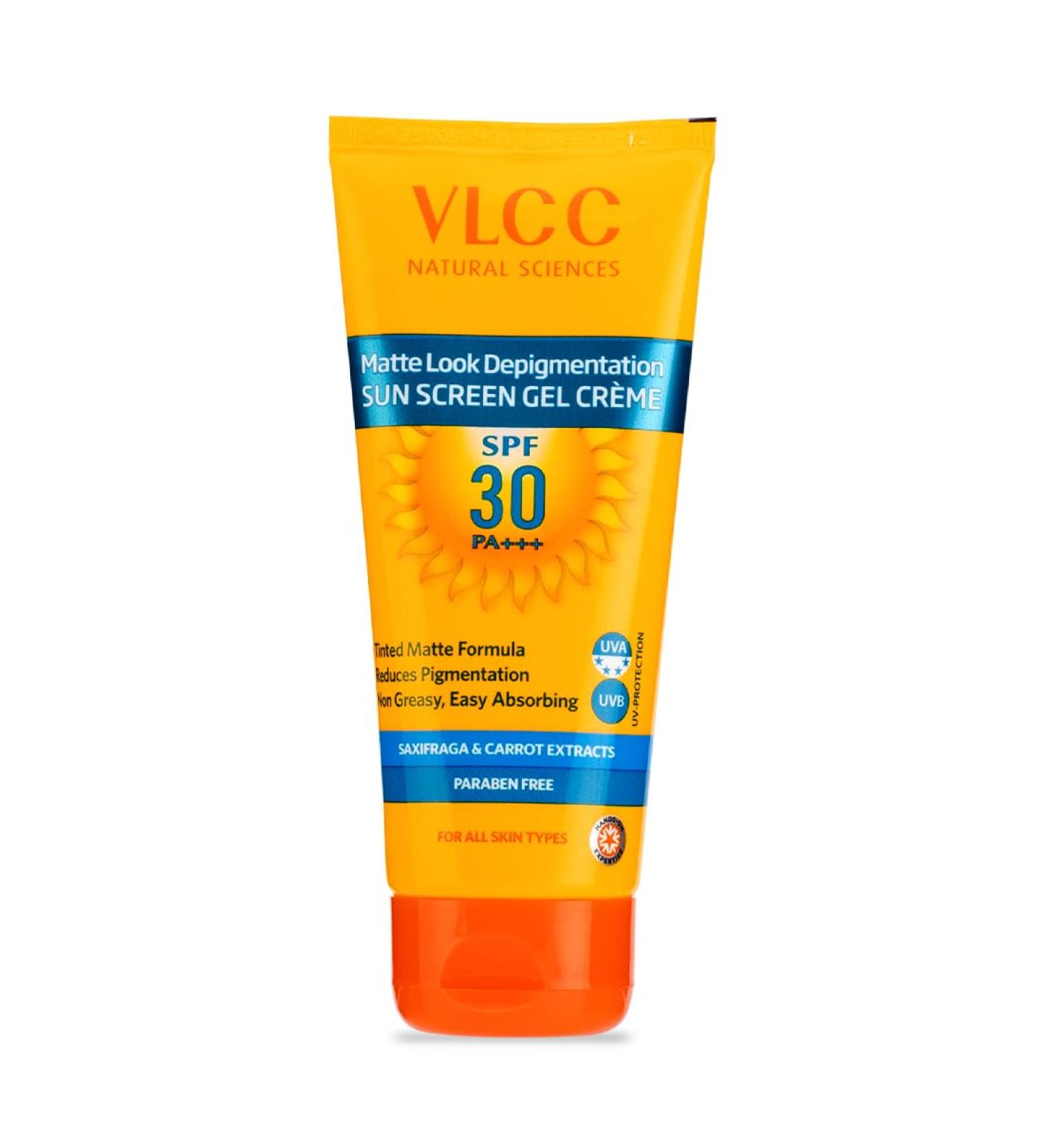 Buy VLCC Matte Depigmentation SPF 30 Sun Screen Gel Creme (50gm) | International Shipping Available - Buy Online on SooperMarket.com
