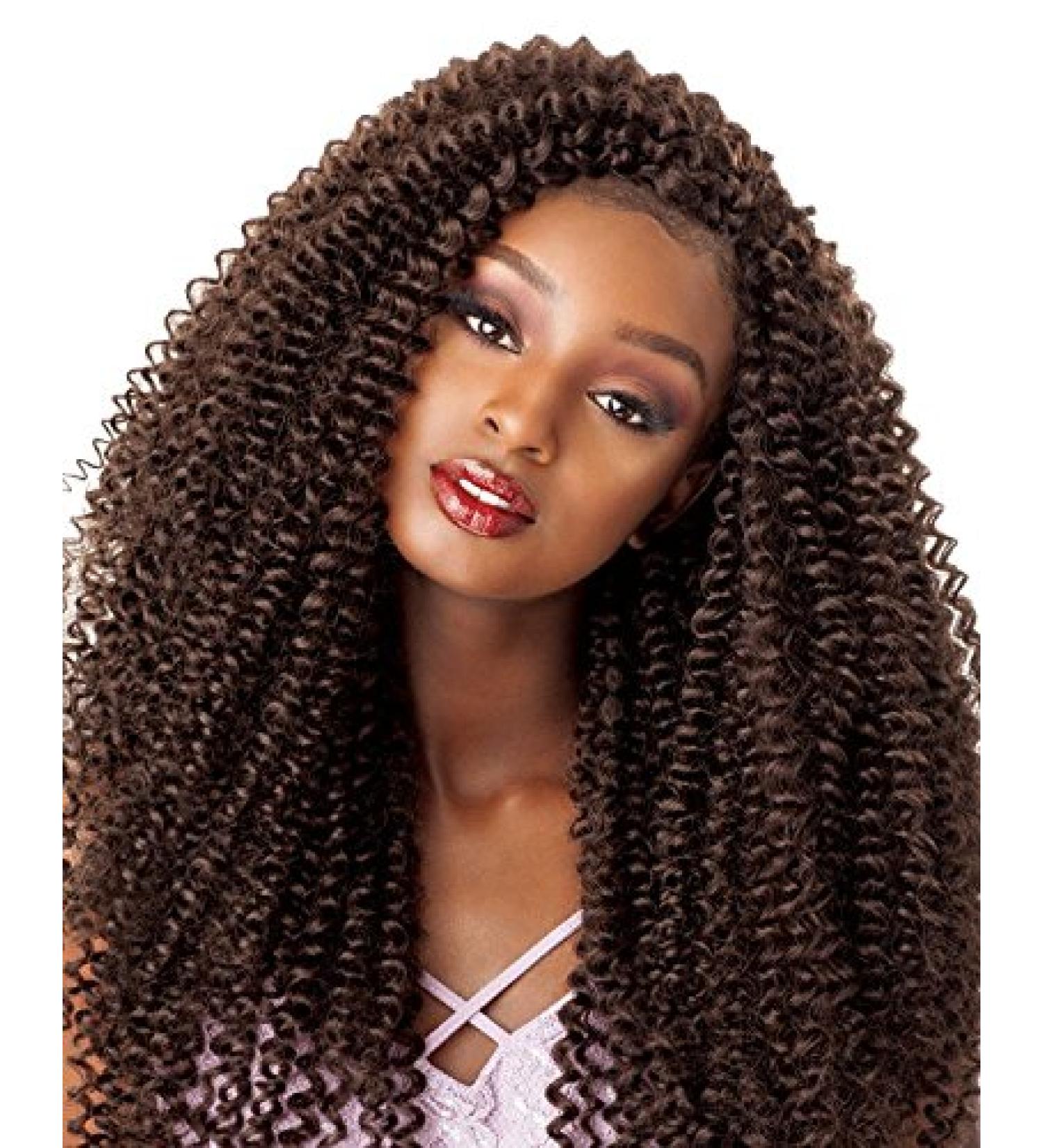 Sensationnel Lulutress Crochet Braid Water Wave 18 - 1B Off Black 18 Inch (4-Pack) - Buy Online on SooperMarket.com