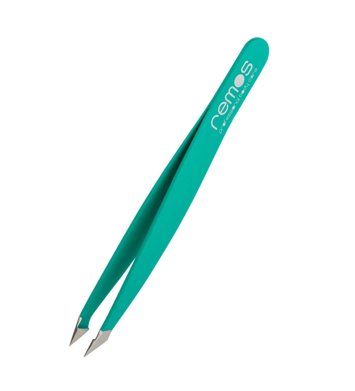 REMOS Stainless Steel Combination Tweezers 9.5cm - Green | For Splinters & Hair - Buy Online on SooperMarket.com