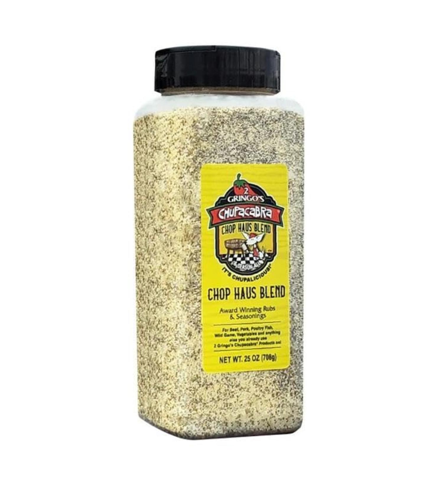 2 Gringos Meat Rub & Seasoning 25oz Bottle Select Flavor (Haus Blend)