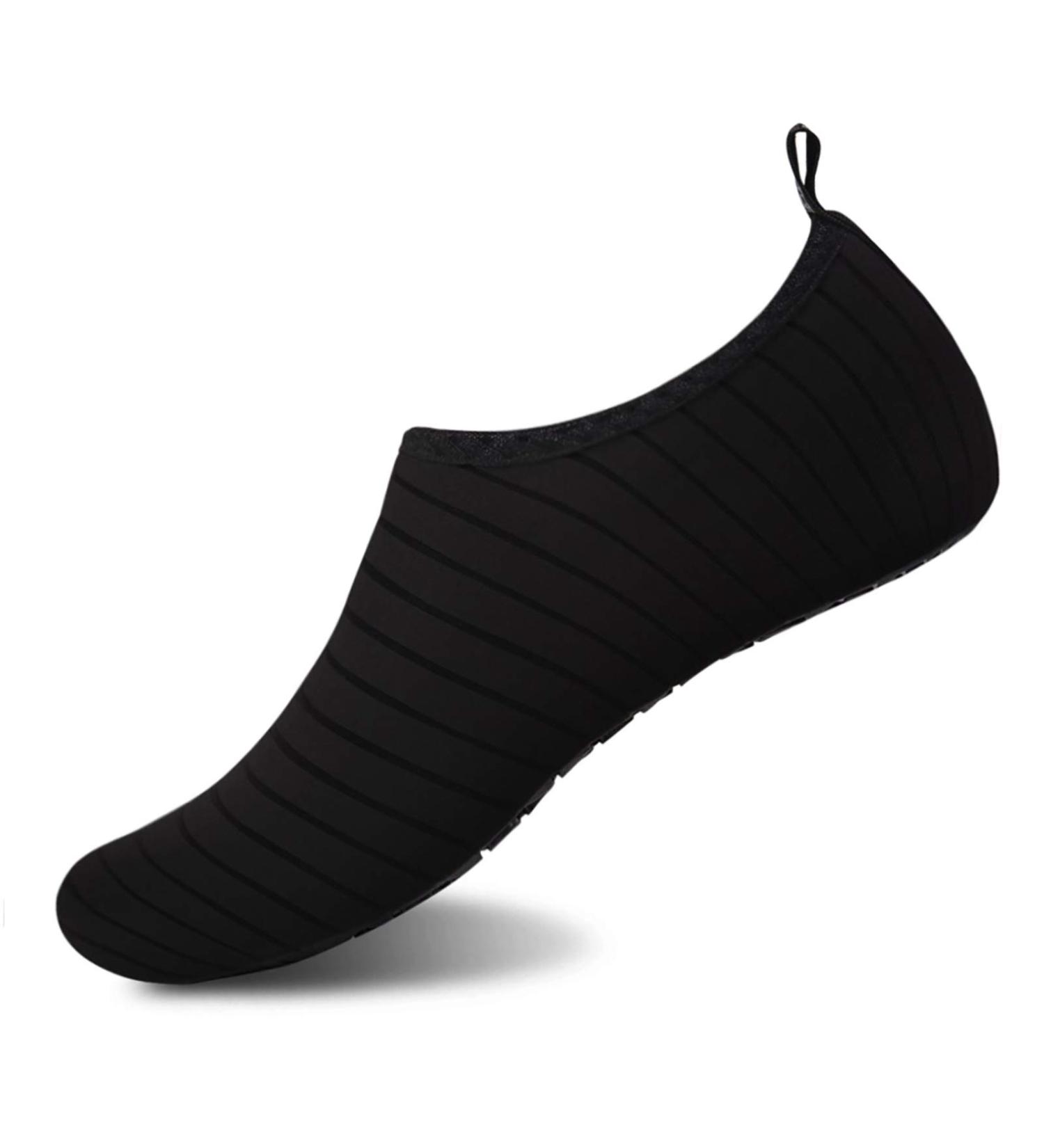 Teemie Unisex Bathing Shoes - Fast Drying Water Shoes for Men & Women | Breathable Surf & Beach Shoes (Size 36-45 Black) - Buy Online on SooperMarket.com