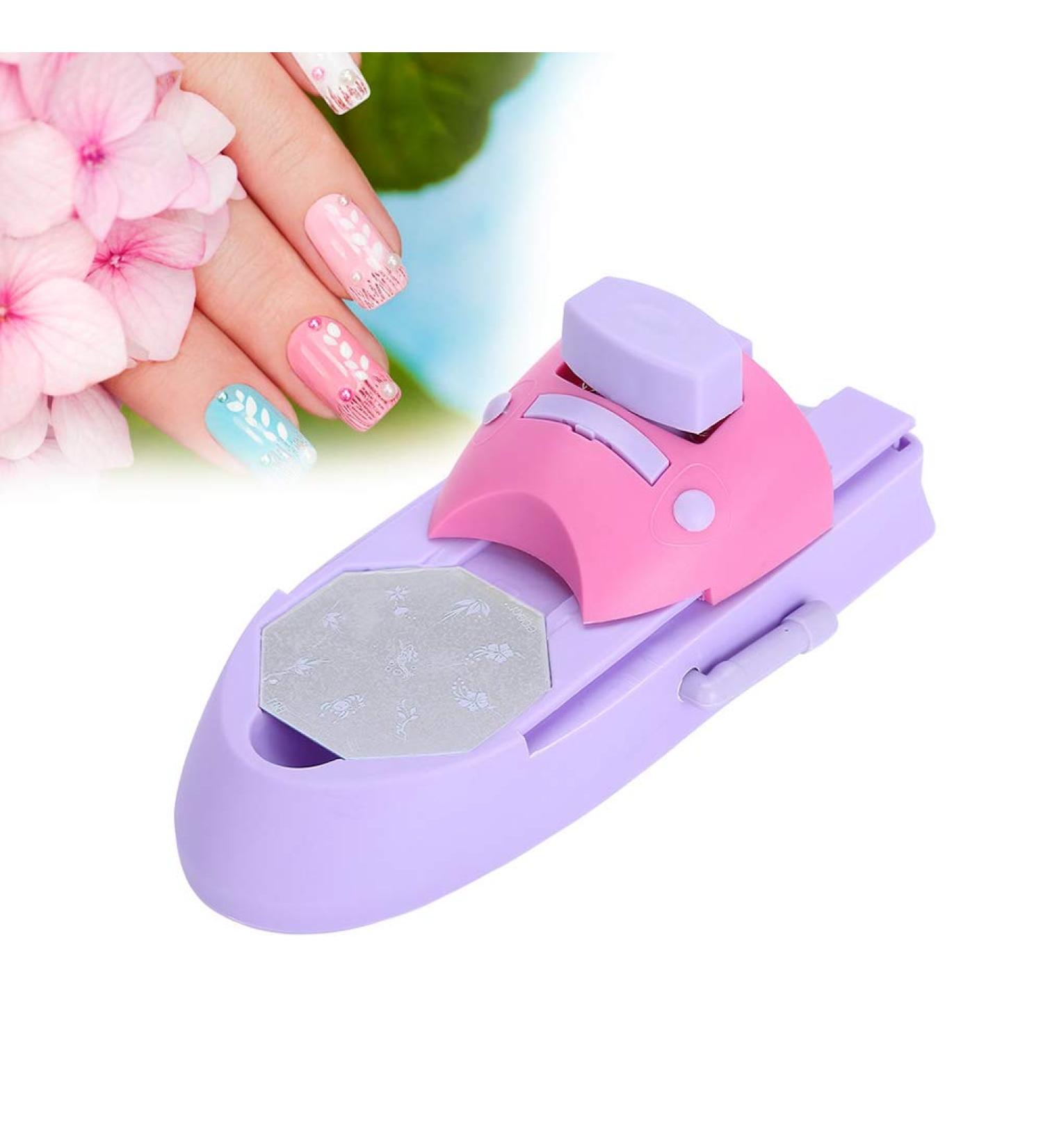 Nail Art Stamping Professional Nail Art DIY Pattern Portable Printing Machine Stamper Nail Printer Manicure Tools - Buy Online on SooperMarket.com