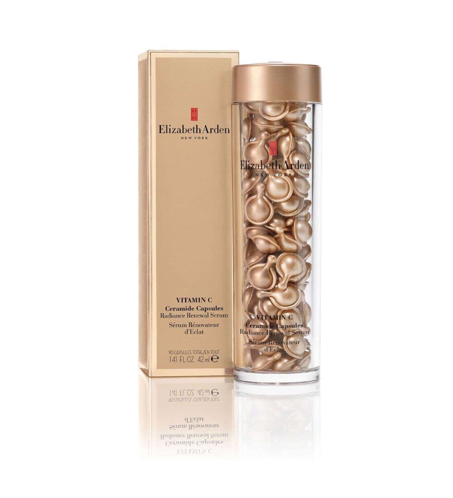 Elizabeth Arden Vitamin C Ceramide Capsules Radiance Renewal Serum Citrus and Musky 90 Count - Buy Online on SooperMarket.com