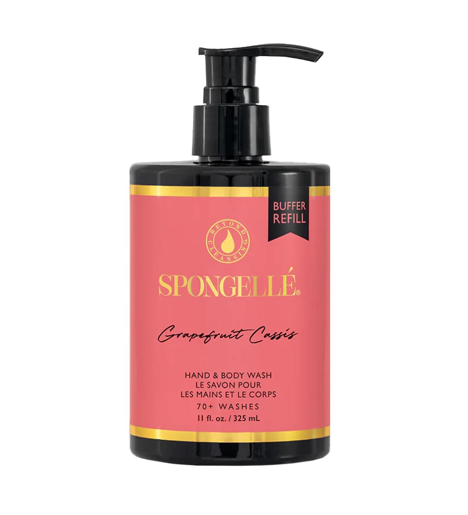 SPONGELL Grapefruit Cassis Refill Hand & Body Wash - Luxury Soap with Zesty Grapefruit & Vanilla | 11 fl. oz. - Nourishing International Shipping Available - Buy Online on SooperMarket.com