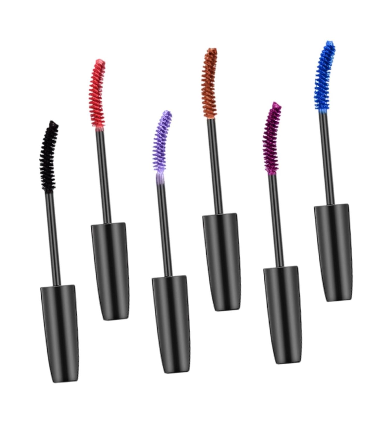 BELLIFFY 6pcs Colored Mascara Lady Mascara Fine Mascara Curling Mascara Silver Wigs for Women Makeup Tool Abs - Buy Online on SooperMarket.com