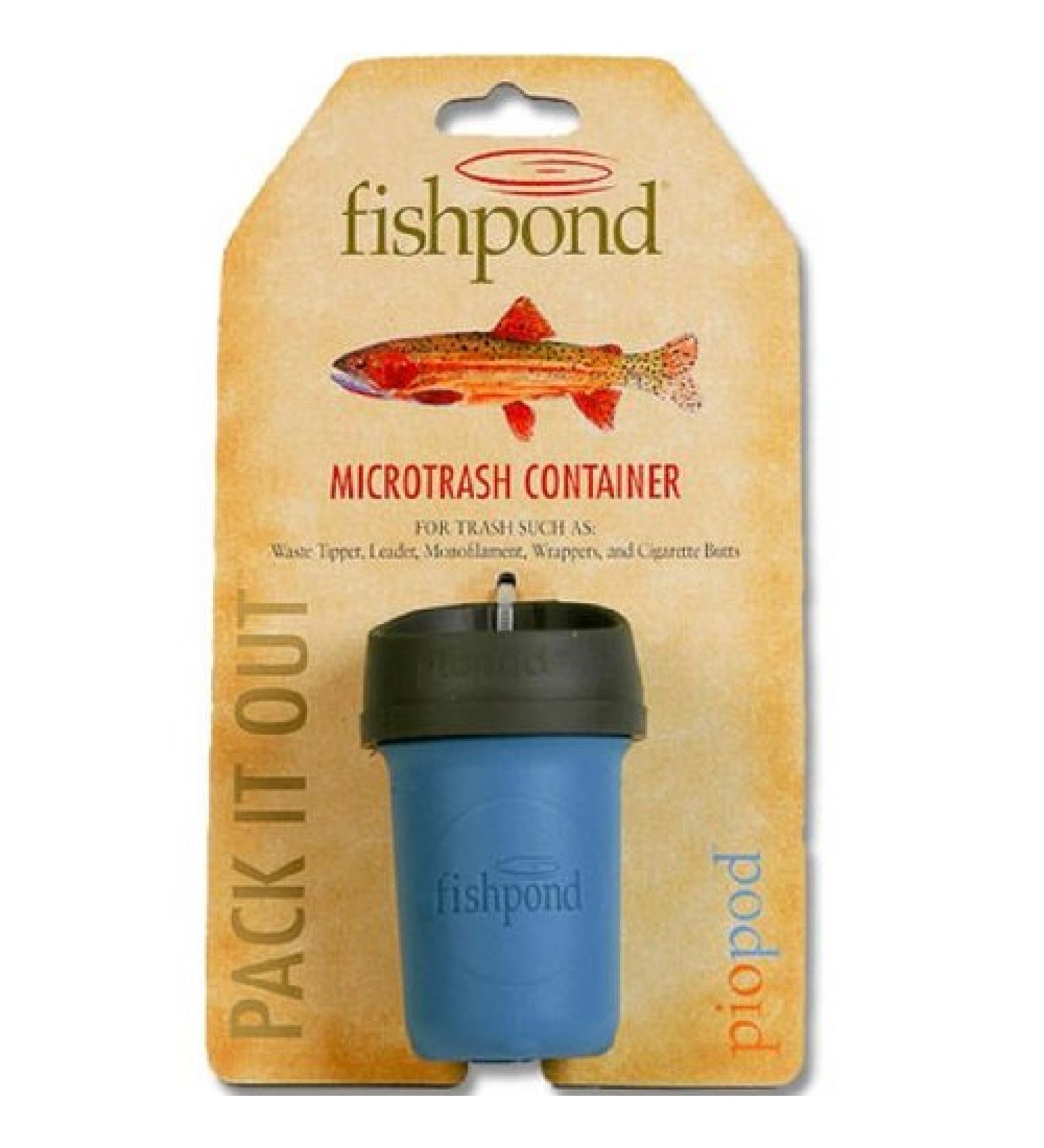 Fishpond PIOPOD Microtrash Container - Pack It Out Streamside Waste Container Blue - Buy Online on SooperMarket.com