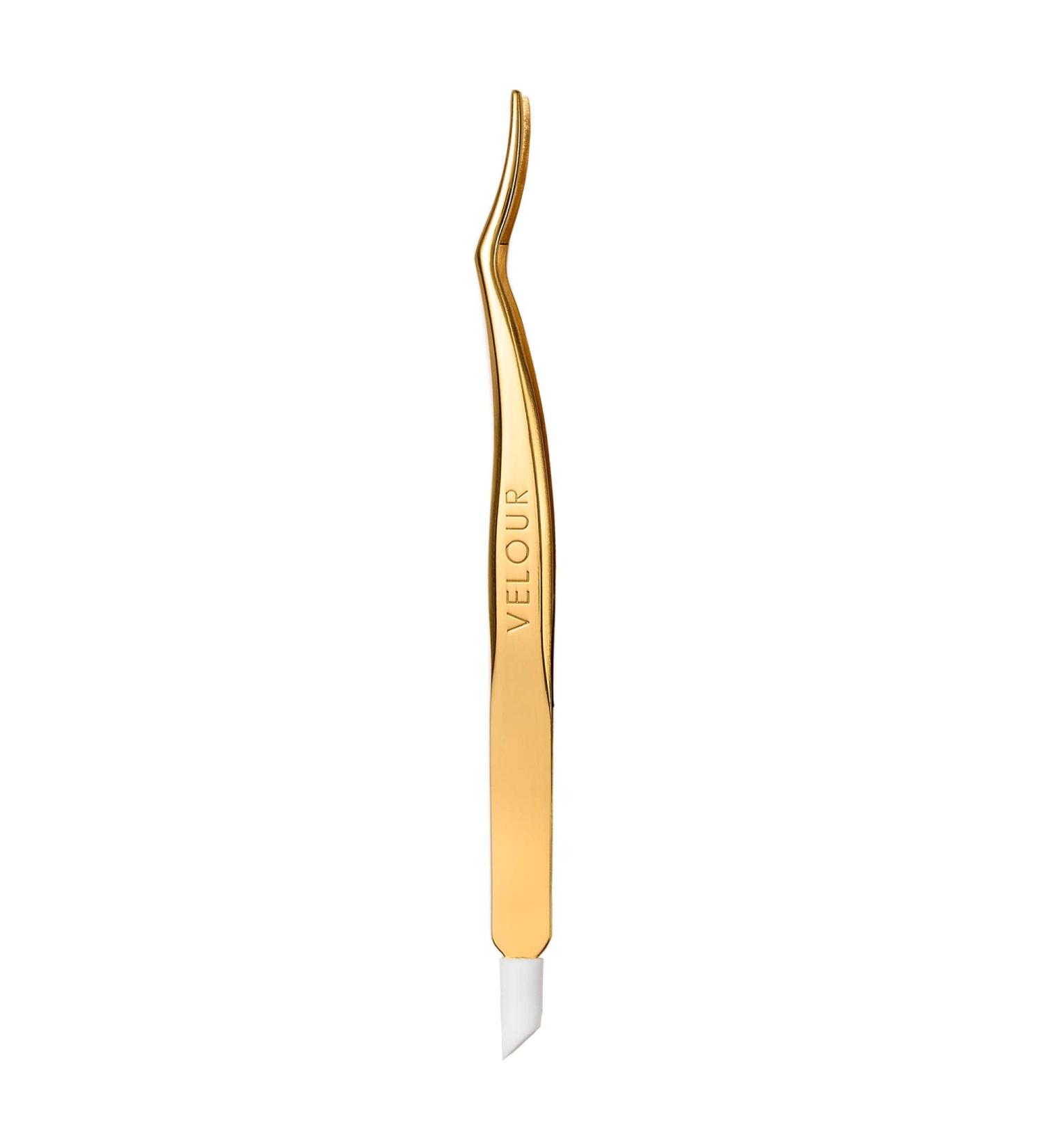Velour Too Real Xtension Lash Applicator | Gold Double Ended Tool for Easy False Lash Application | Soft Silicone Tip | International Shipping Available - Buy Online on SooperMarket.com