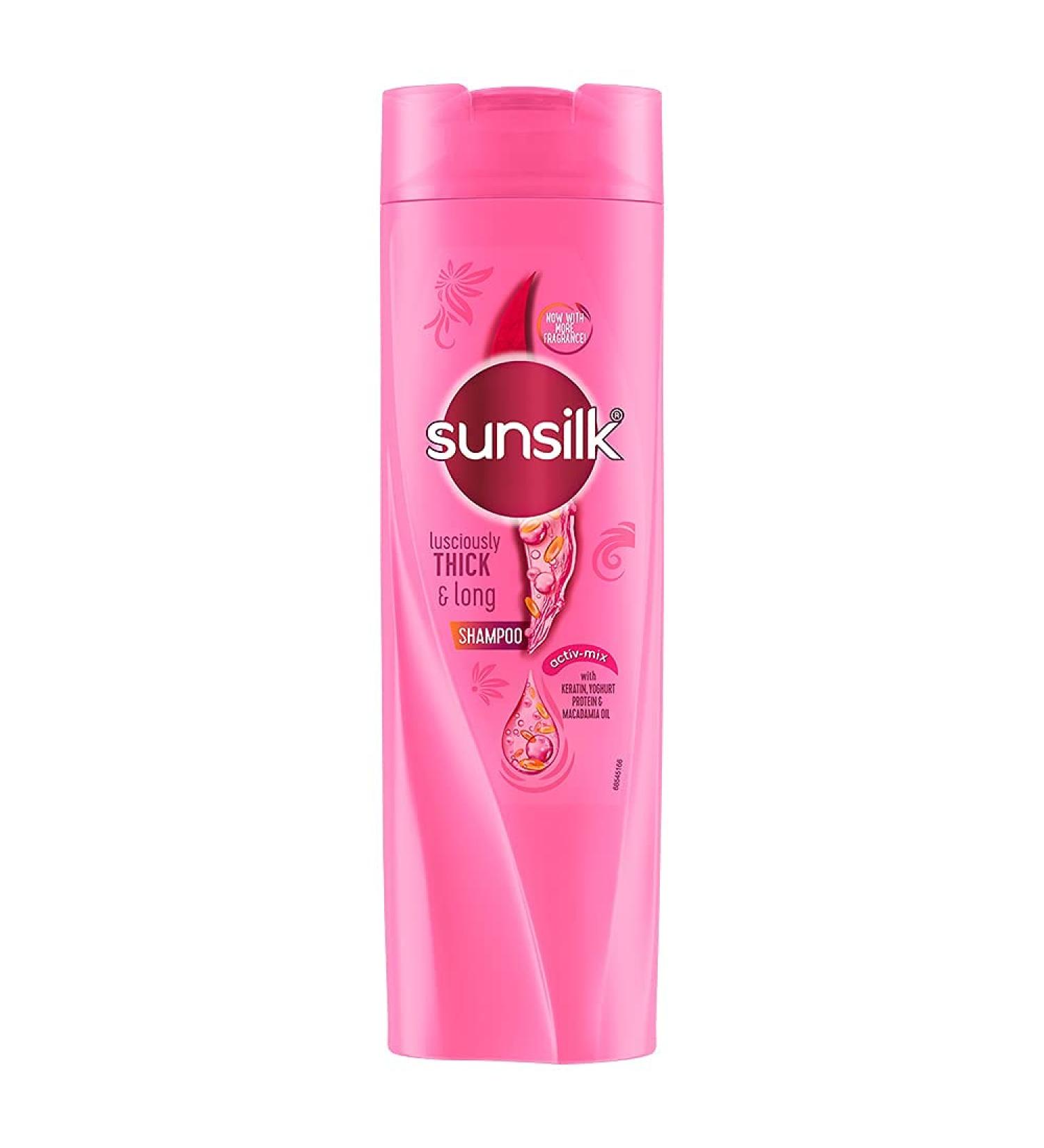 sunsilk Pink Thick & Long Shampoo(340 ml)