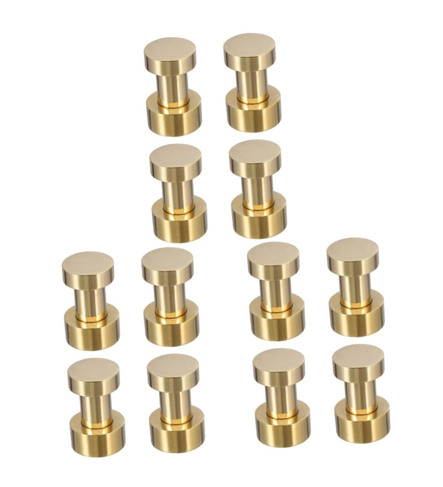 jojofuny 12 Pcs Hook Heavy Duty Hangers Adhesive Wall Mount Clothes Rack Scarf Hangers Robe Metal Coat Rack 2.9X1.8CMx3pcs Goldenx3pcs - Buy Online on SooperMarket.com