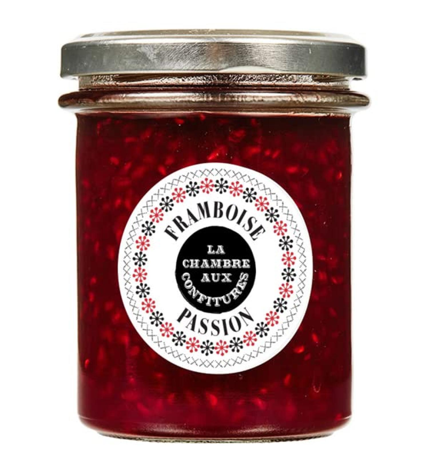 La Chambre aux Confitures Raspberry Passion Fruit Jam from France 200 g