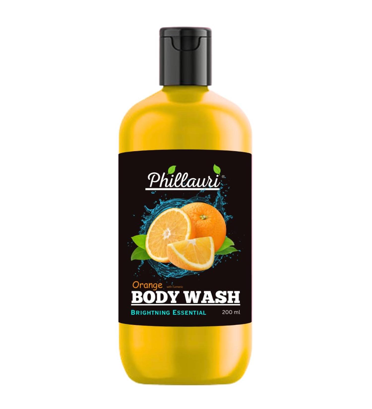 Shop Orange Body Wash - Moisturizing Shower Gel for Men & Women | Skin Clearing Formula | 200 ml - Buy Online on SooperMarket.com