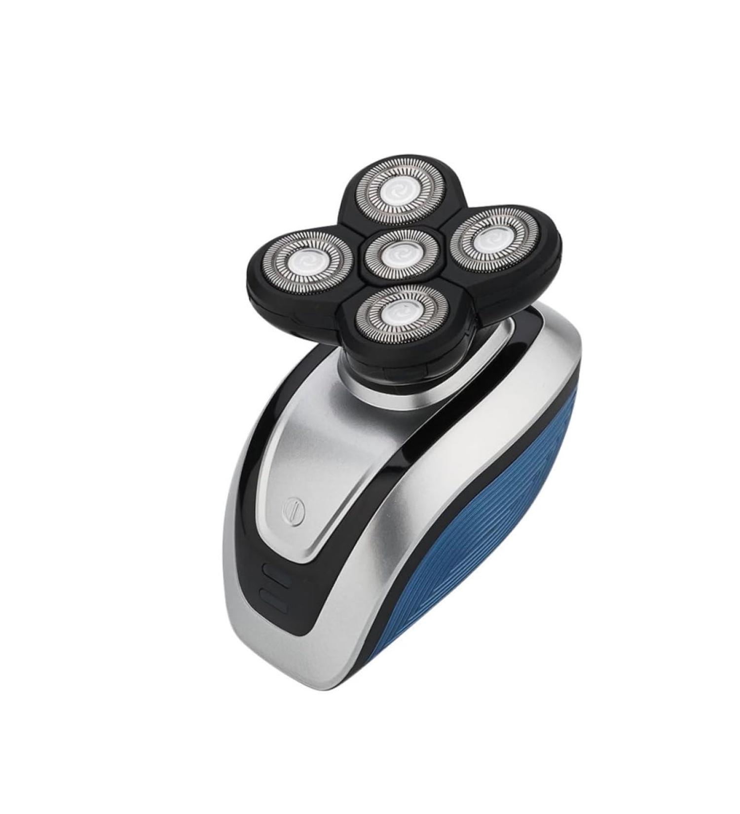 Angoily 5 Electric Shaver for Men - Efficient USB Rechargeable Razor with Car Adapter | Versatile Blades & Rotating Head - Buy Online on SooperMarket.com
