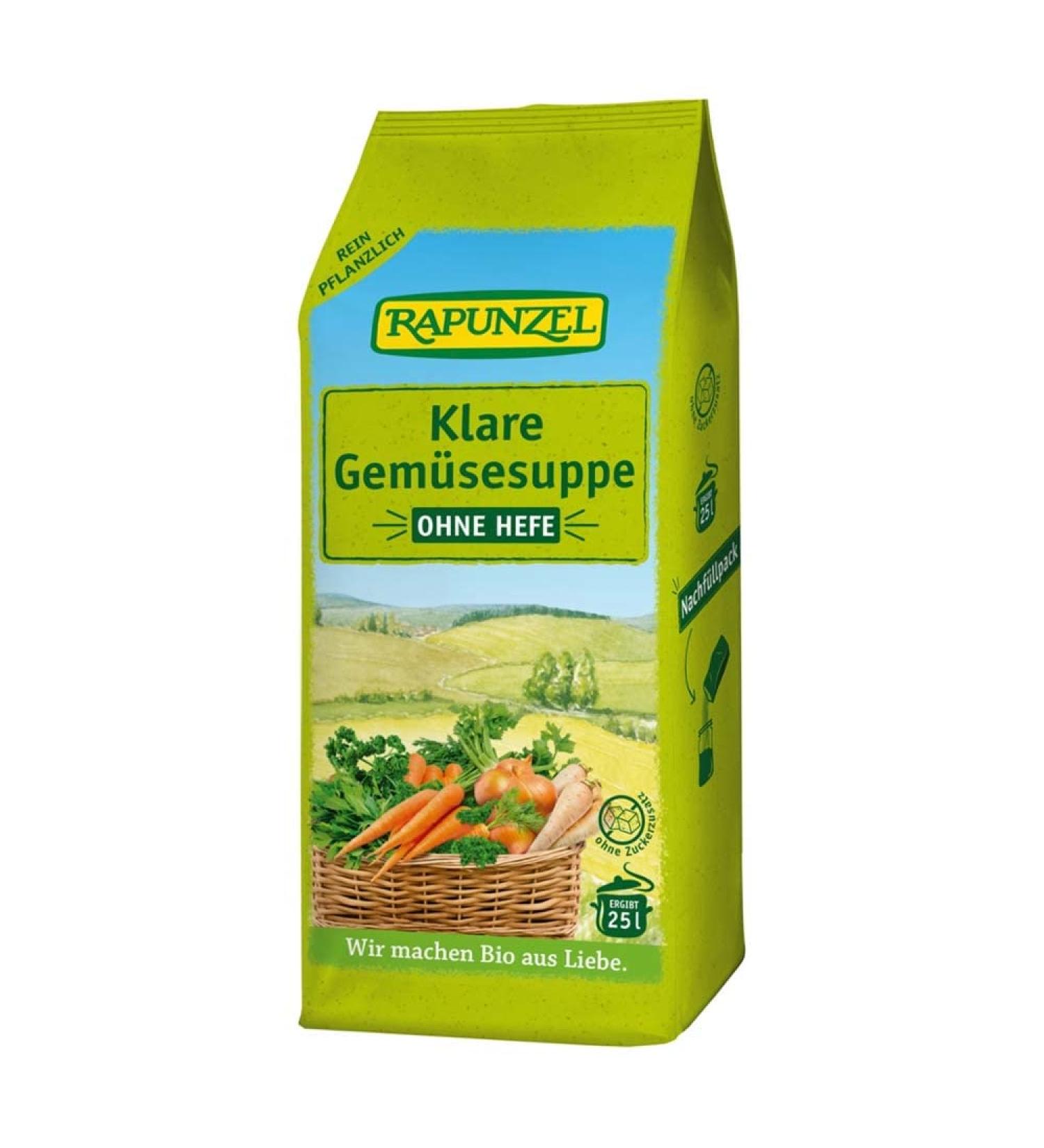 Rapunzel Organic Clear Soup without yeast (6 x 500 gr) Herbs 500 g (pack of 6)