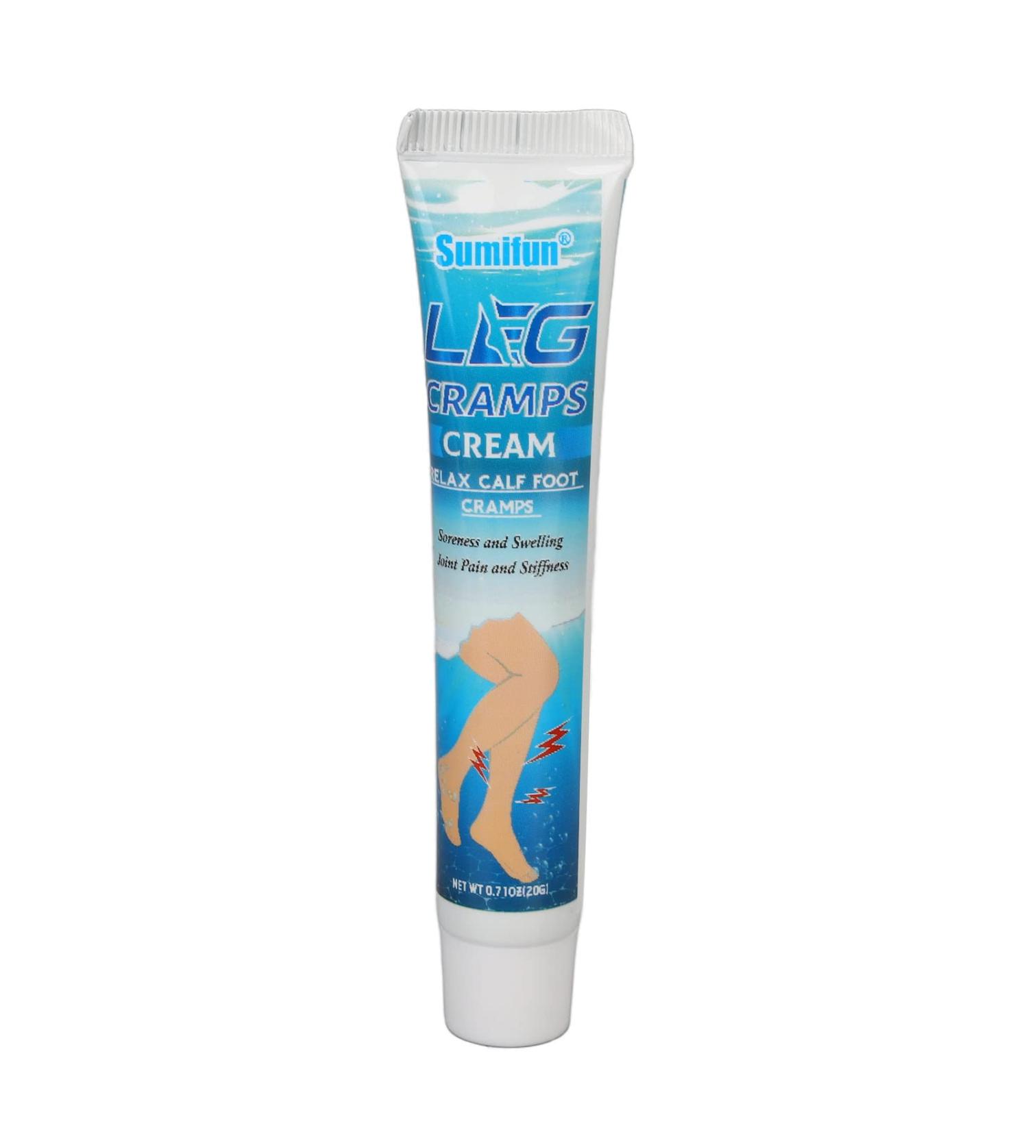 Leg Cramps Relief Ointment - Deep Penetration for Muscle Soreness - Spasm Relief Cream - Buy Online on SooperMarket.com