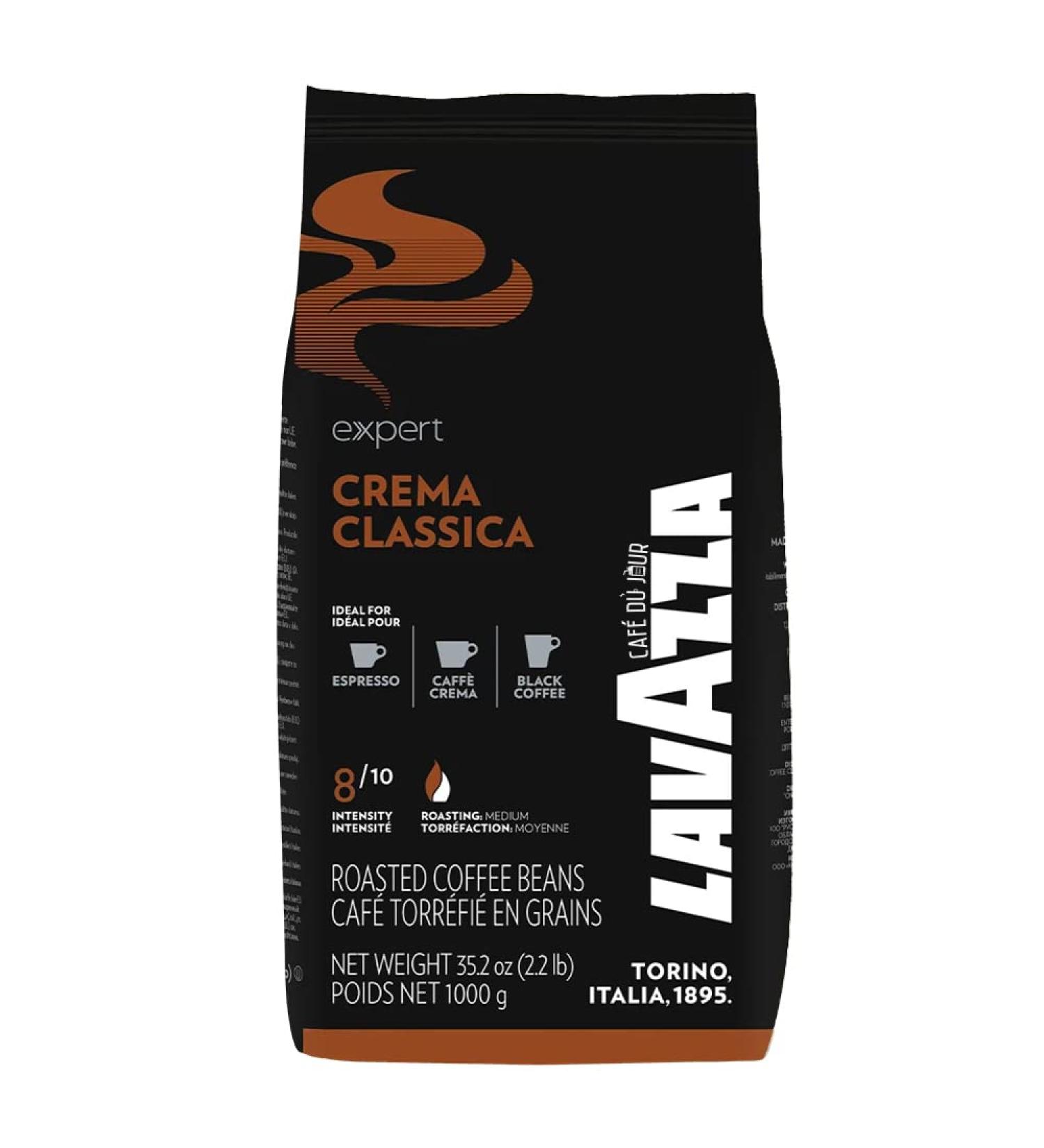 Lavazza Crema Classica Coffee Beans (1 Pack of 1Kg) Crema Classica 1 kg (Pack of 1)