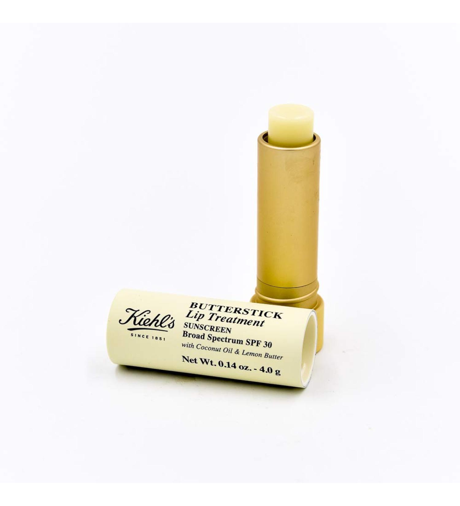 Kiehl's Butterstick Lip Treatment SPF 30 Moisturizing Balm - Clear - 0.14 Ounce (4g)