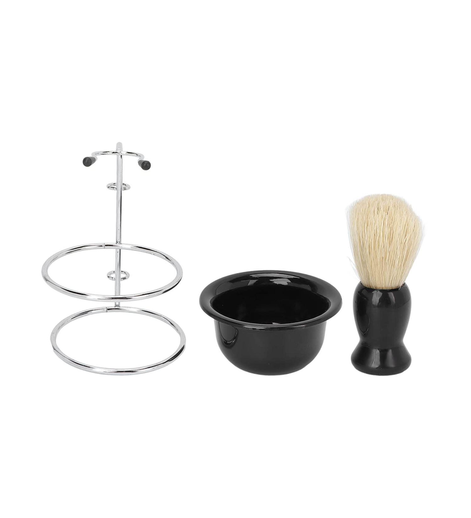 Ankroyu 3-Part Razor Brush Set | Professional Manual Shaving Brush & Bowl | Perfect Gift for Father's Day & Birthdays - Buy Online on SooperMarket.com