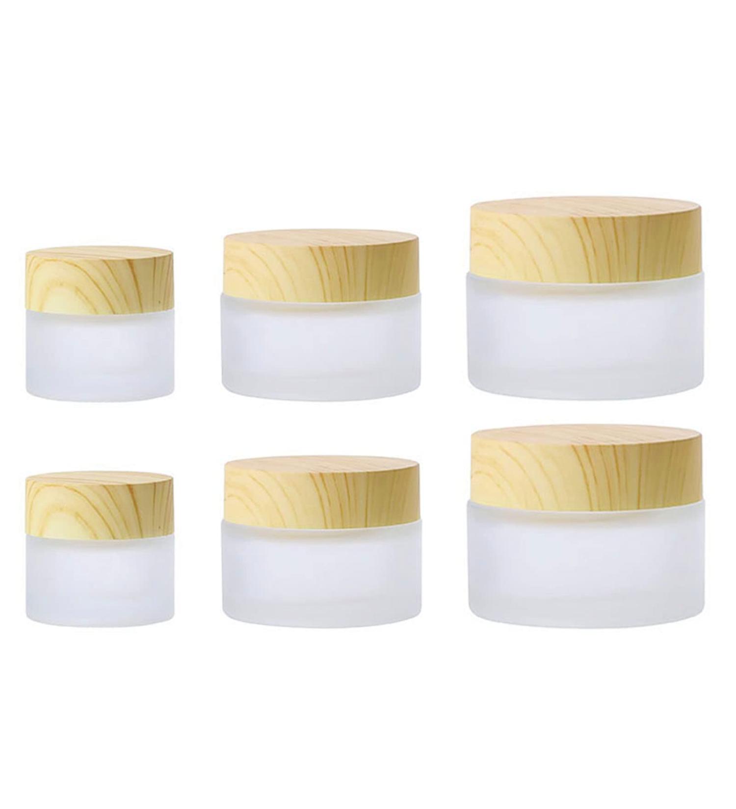 Buy Zuzer 6PCs Empty Cosmetic Cans - Glass Jars for Creams Lotions & Nail Art (10ml 30ml 50ml) | International Shipping Available - Buy Online on SooperMarket.com