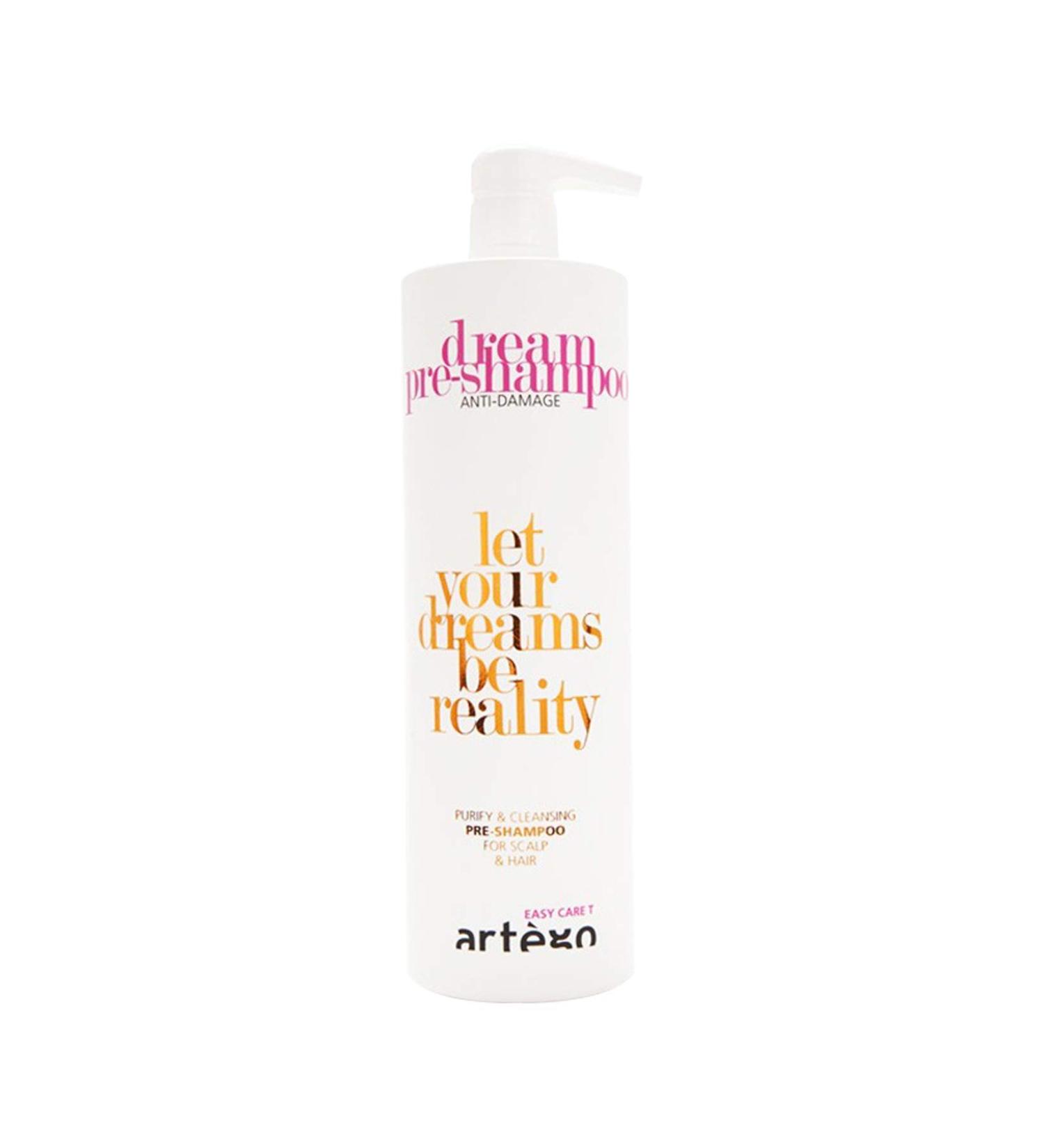 Artego Dream Pre-Shampoo Anti-Damage 1000ml A deep cleansing product that returns hair to its natural state by removing residue from previous treatments and styling