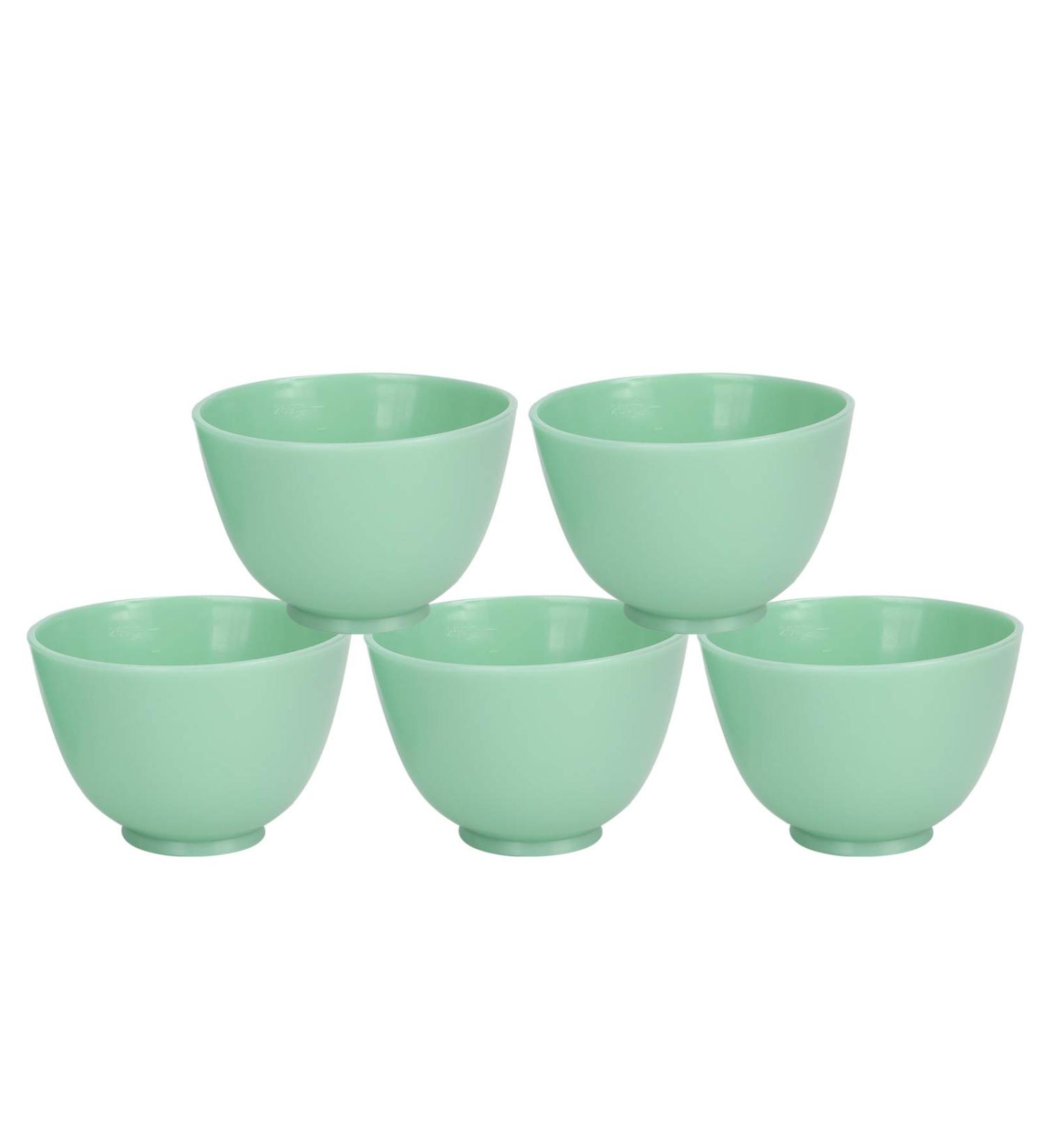 5 Pieces Silicone Bowl Facial Mask Mixing Bowl DIY Face Mask Bowl for Home Use Facial Mask Mud Mask and Other Skincare Products - Buy Online on SooperMarket.com
