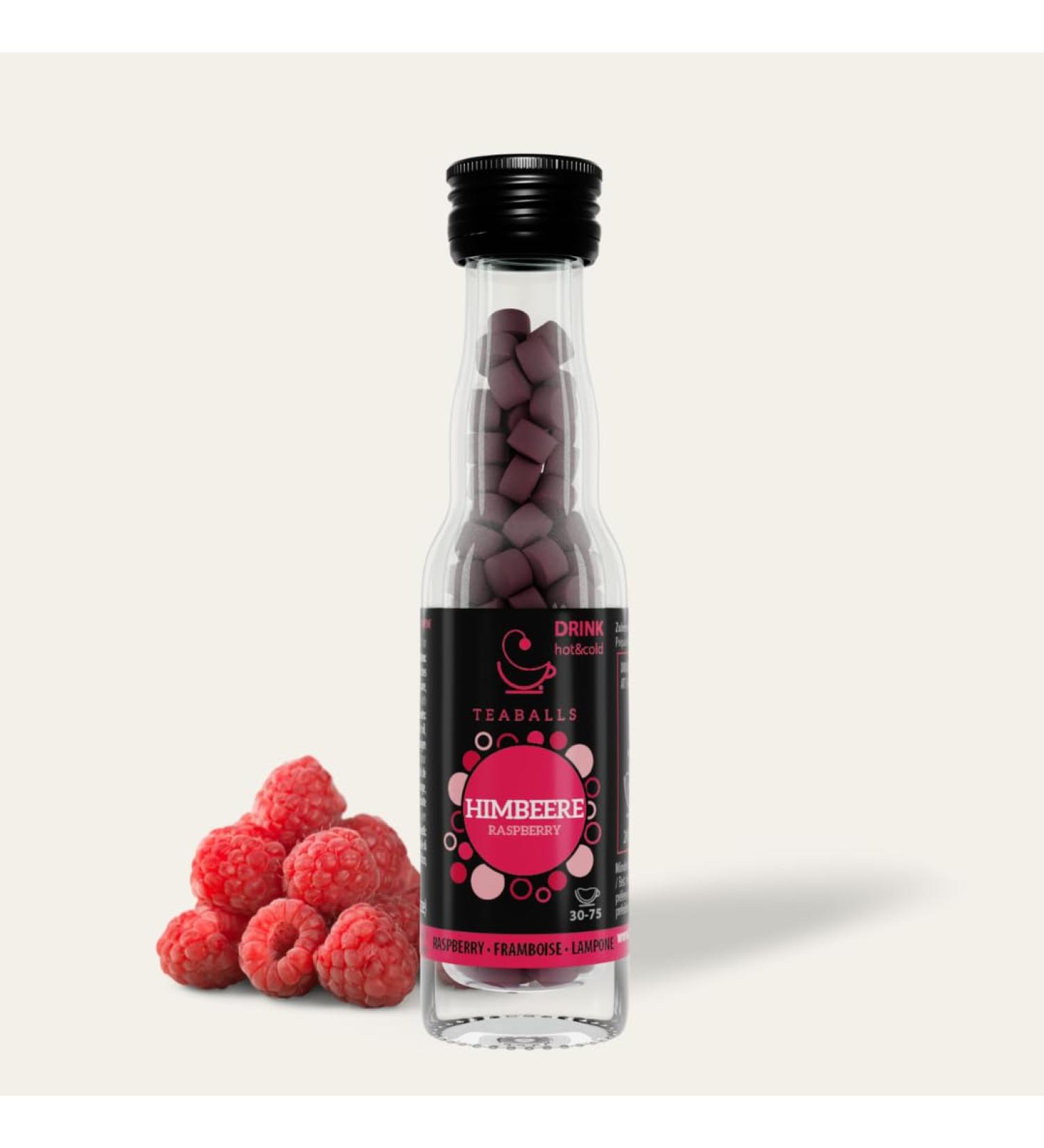 Buy Teaballs Raspberry Black Selection - 150 Sugar-Free Tea Balls for 30-75 Cups of Iced Lemonade & Fruit Tea - Buy Online on SooperMarket.com