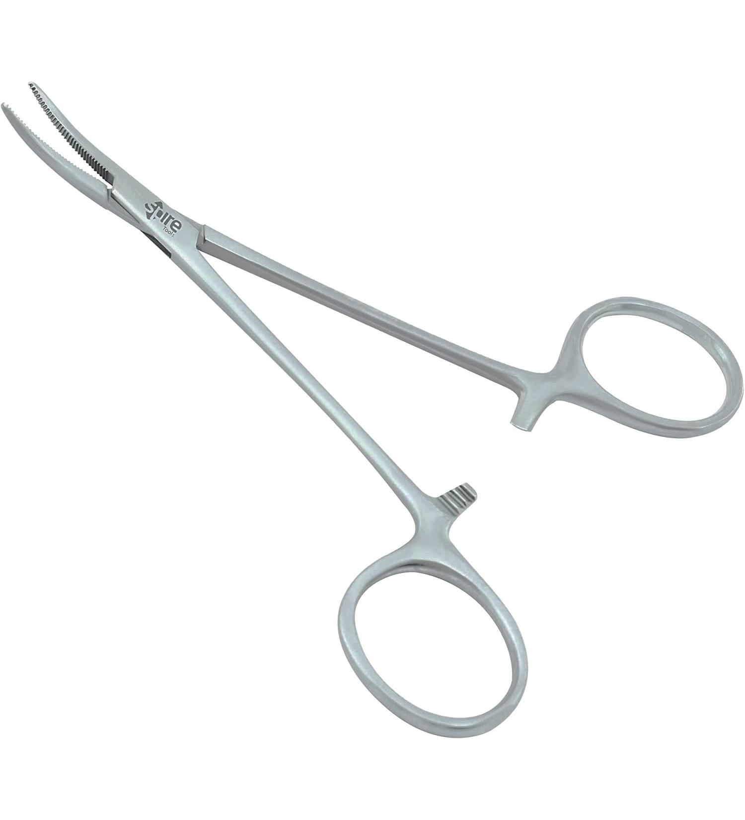 Stainless Steel Pet Ear Locking Forceps 5-Inch - Grooming Tweezers & Hemostat for Dogs - Spire Tools - Buy Online on SooperMarket.com