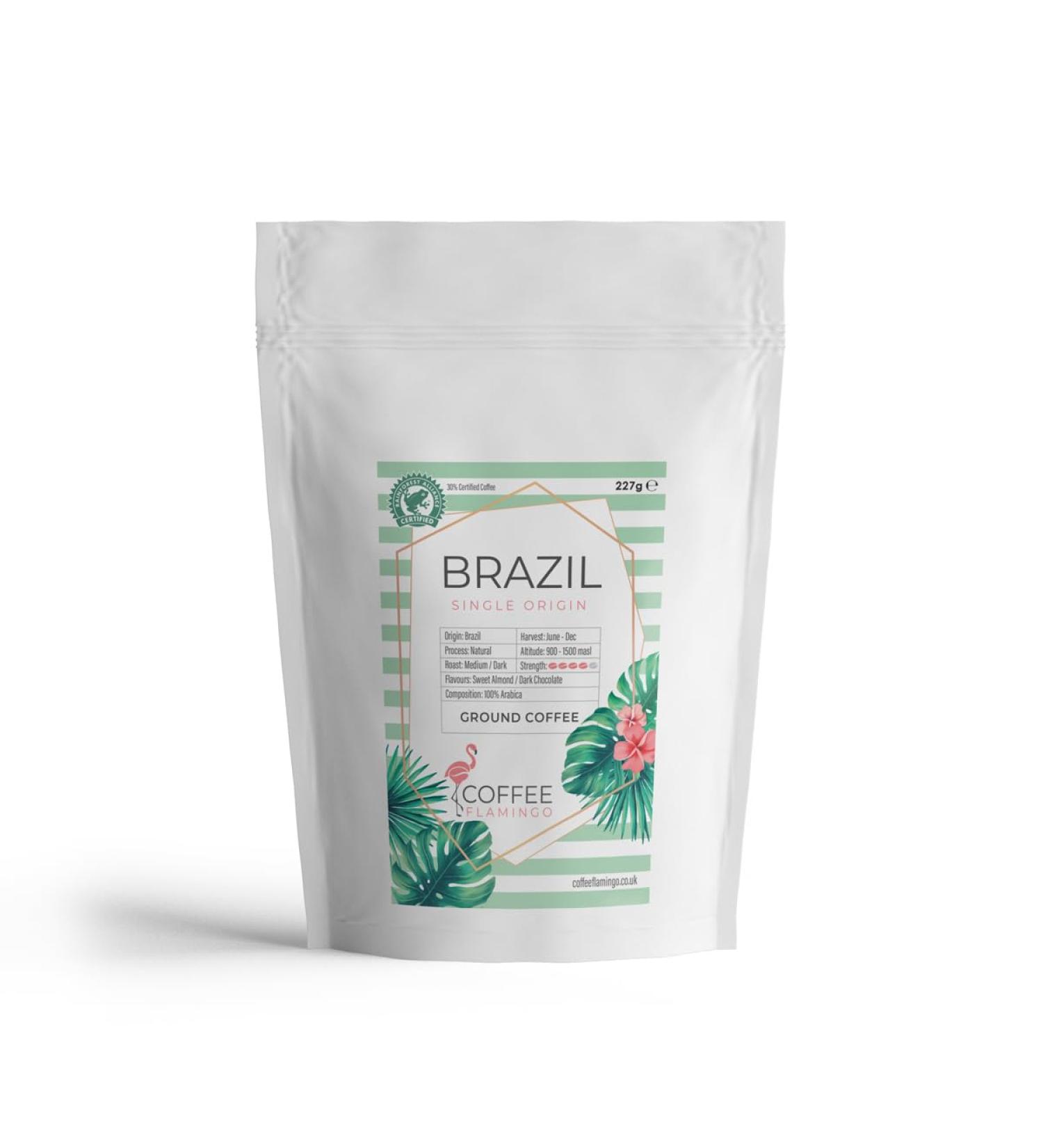 Brazil 1kg - Ground - Coffee Flamingo