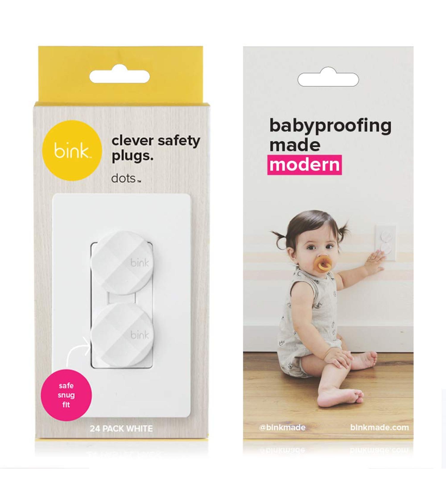 Bink Outlet Safety Plug Covers x24 Pack - Award Winning Design (White) - Buy Online on SooperMarket.com