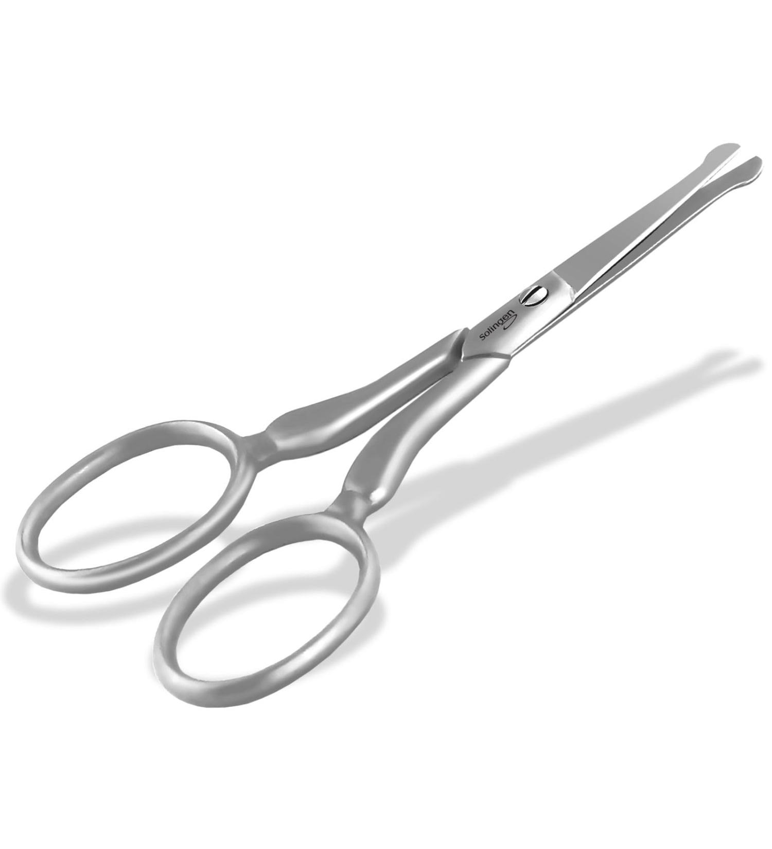 Bartscher Solingen Hair Care Scissors - Rustproof Stainless Steel Micro-Toothing 3.5 inches - Perfect for Beards Ear & Nasal Hair - Made in Germany - Buy Online on SooperMarket.com