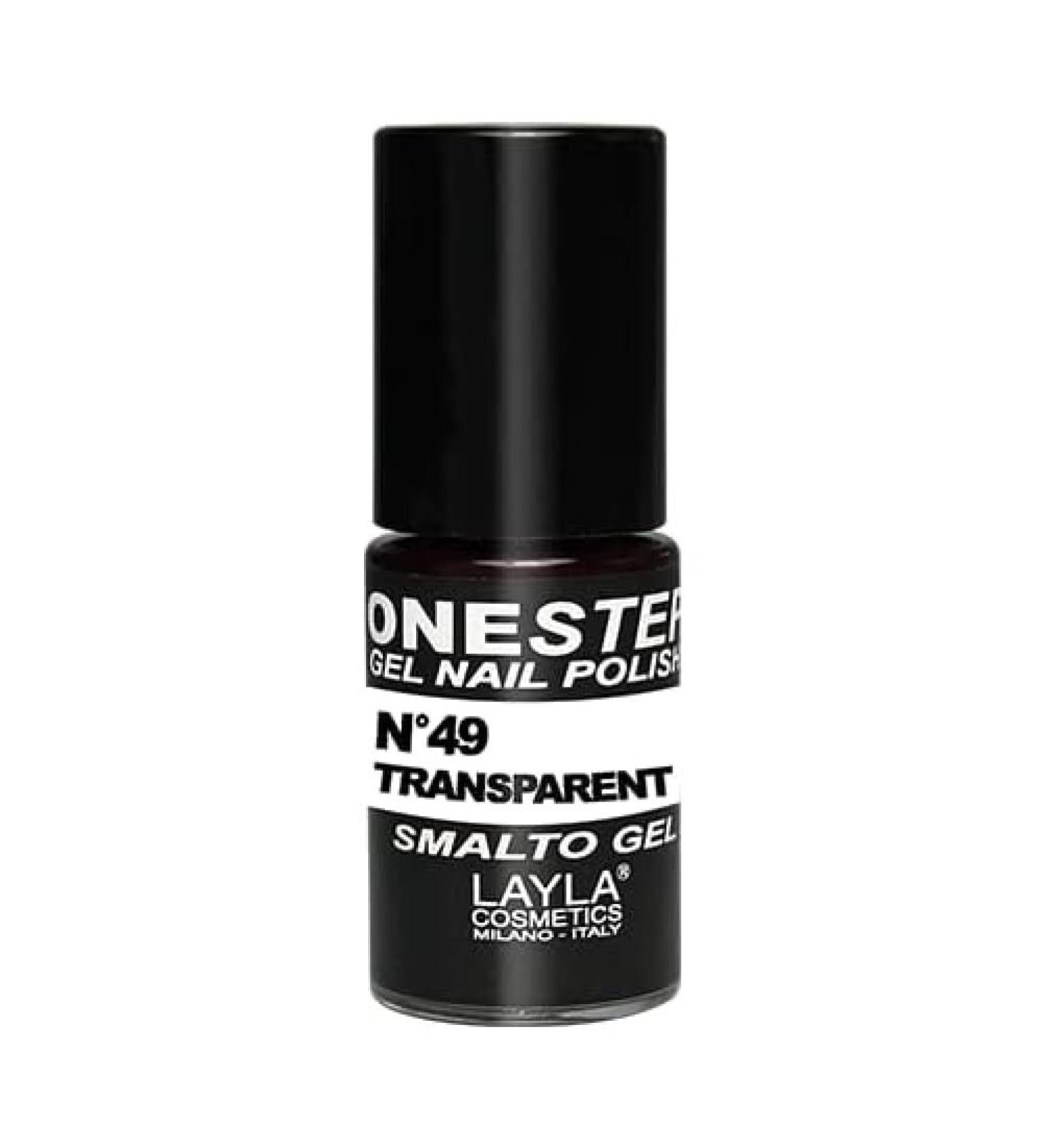 Layla Cosmetics One Step Gel Nagellack transparent 1Pack (1 x 0.005 L)