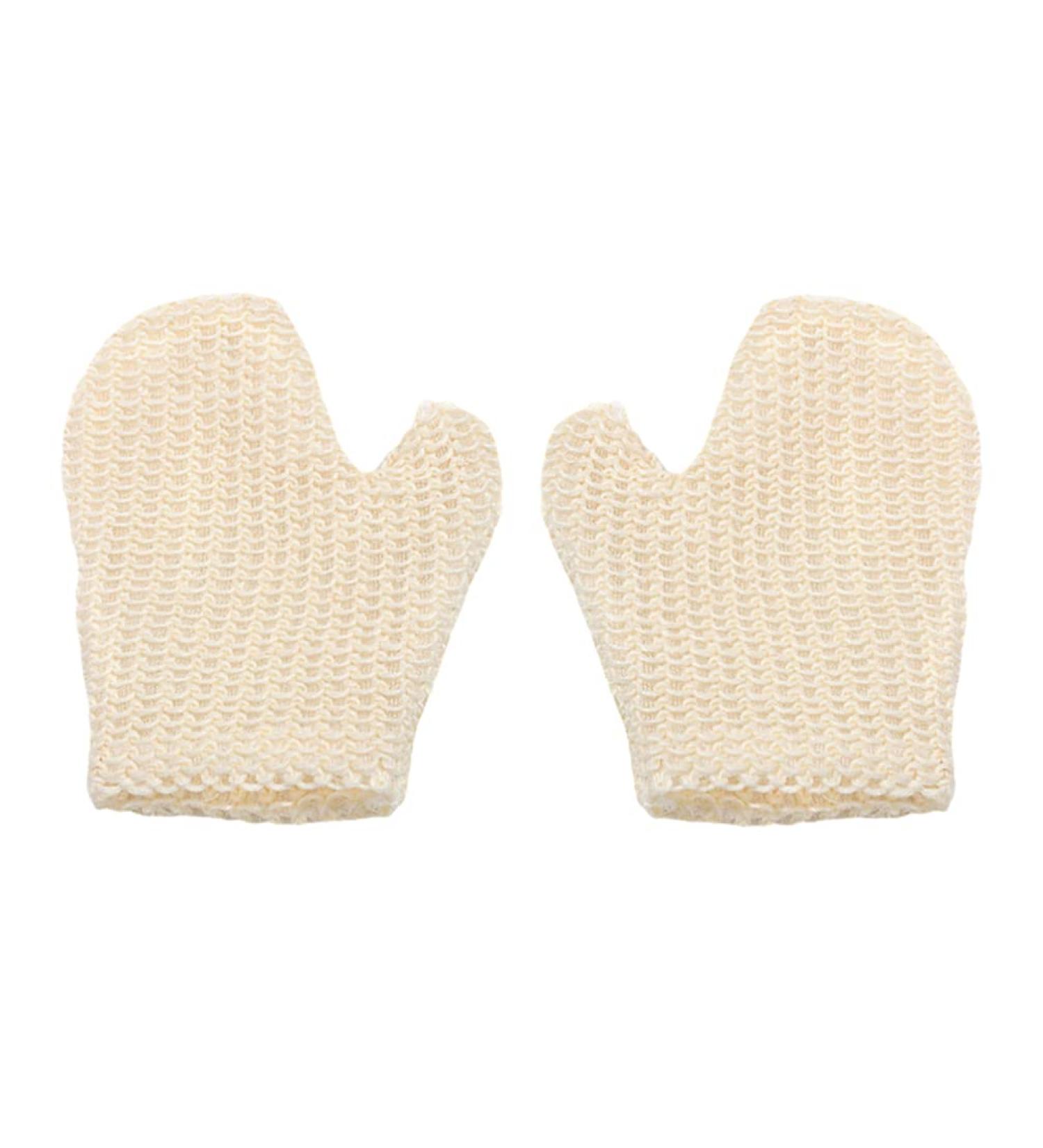 Buy Angoily 2-Piece Peeling Washbasin Gloves - Dead Skin Remover & Body Massage Scrub for Adults & Kids | SISAL Hollow Design for Effective Exfoliation - Buy Online on SooperMarket.com