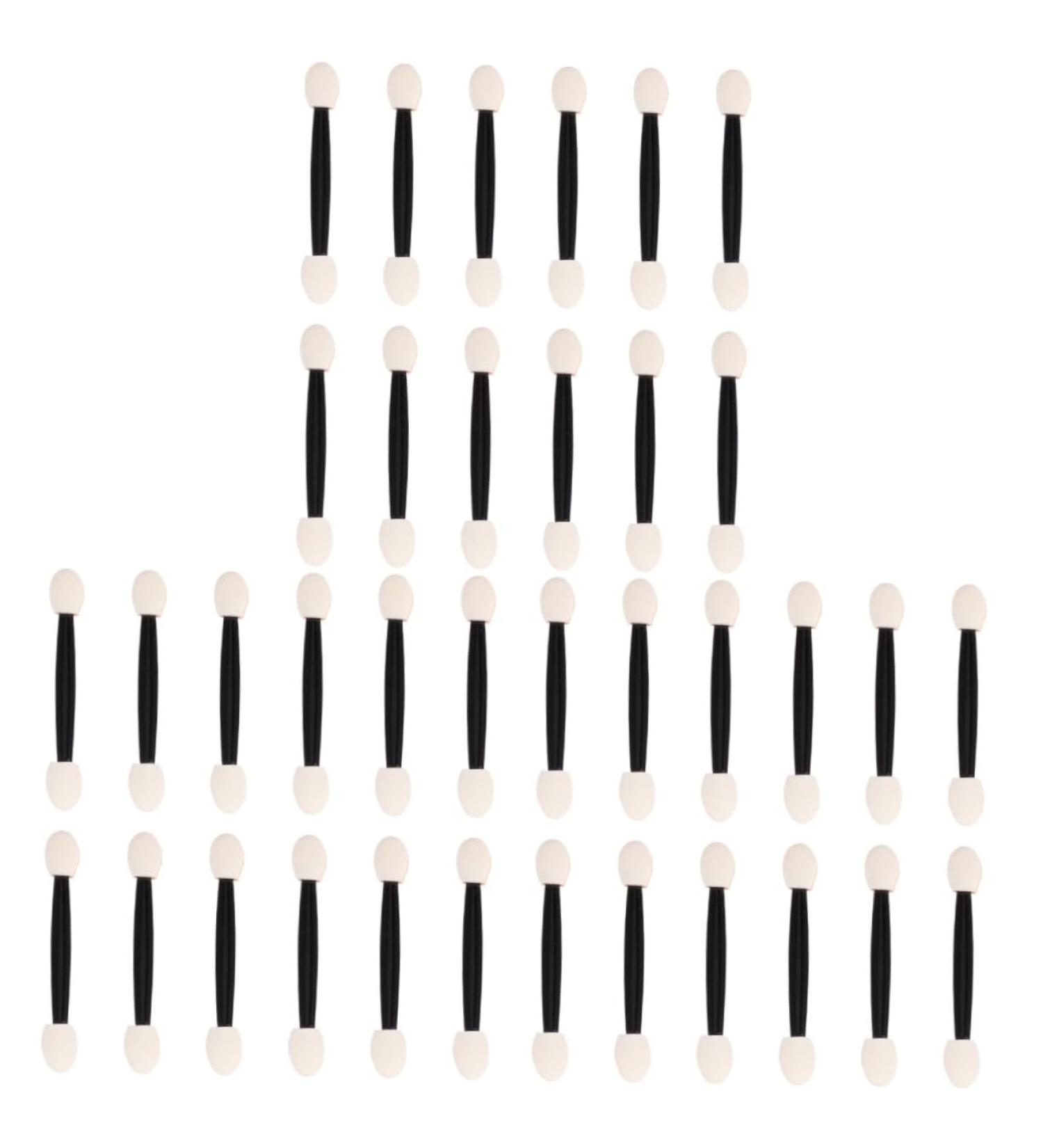 Baluue 72 Pcs Eye Shadow Applicator Eyeshadow Sponge Applicator Dual Ended Eyeshadow Brush Black - Buy Online on SooperMarket.com