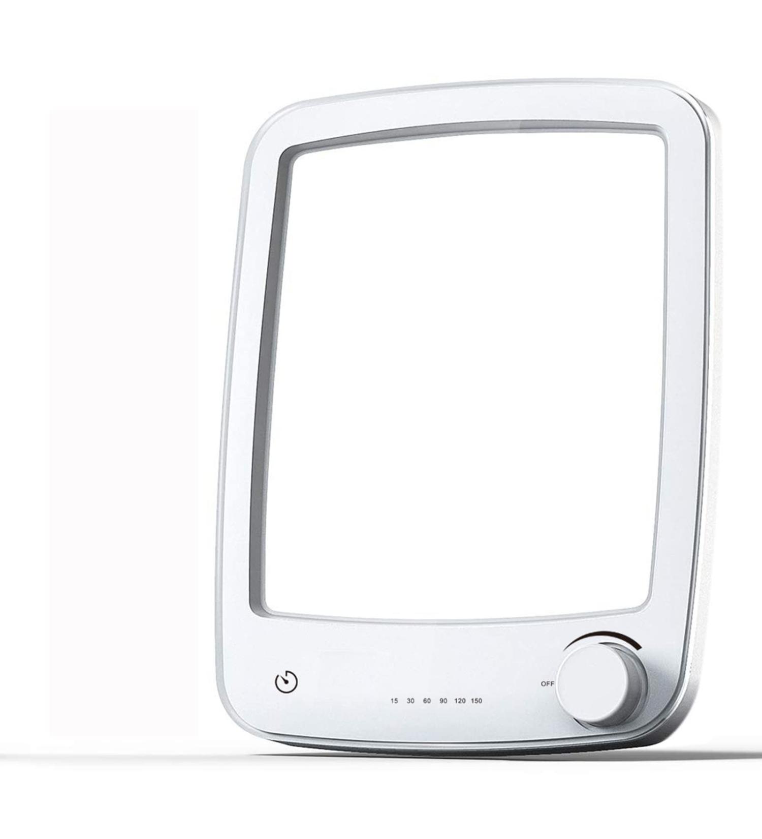 10000 Lux White Light Light Therapy Lamp Simulation of Daylight UV-Free Mood Control Lamp Timed Touch LED Sunlight Lamp - Buy Online on SooperMarket.com