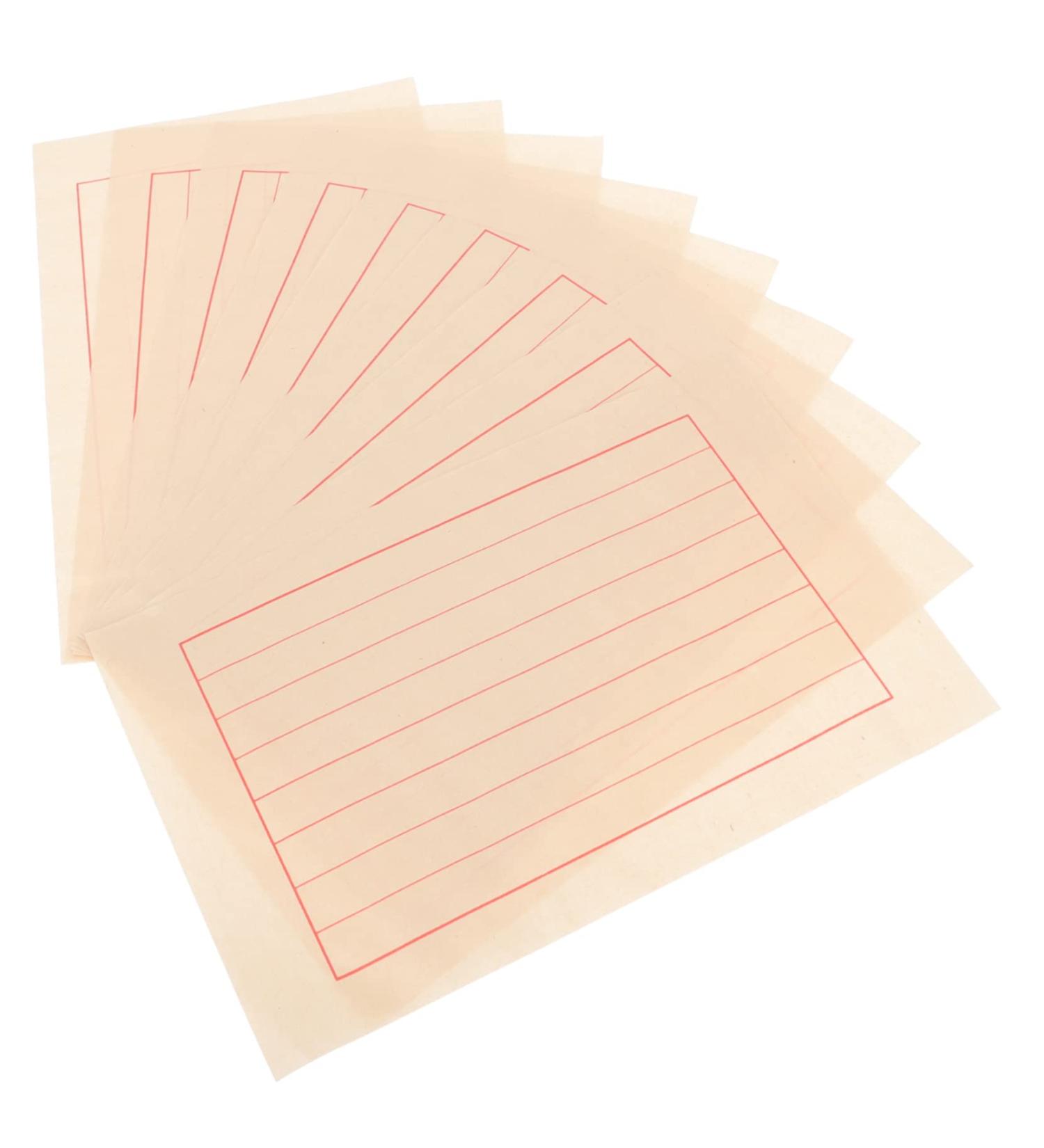 EXCEART 50 Sheets Rice Paper Japanese Stationary Raw Xuan Paper Calligraphy Paper for Practice China Pen As Shown 29x19cm - Buy Online on SooperMarket.com