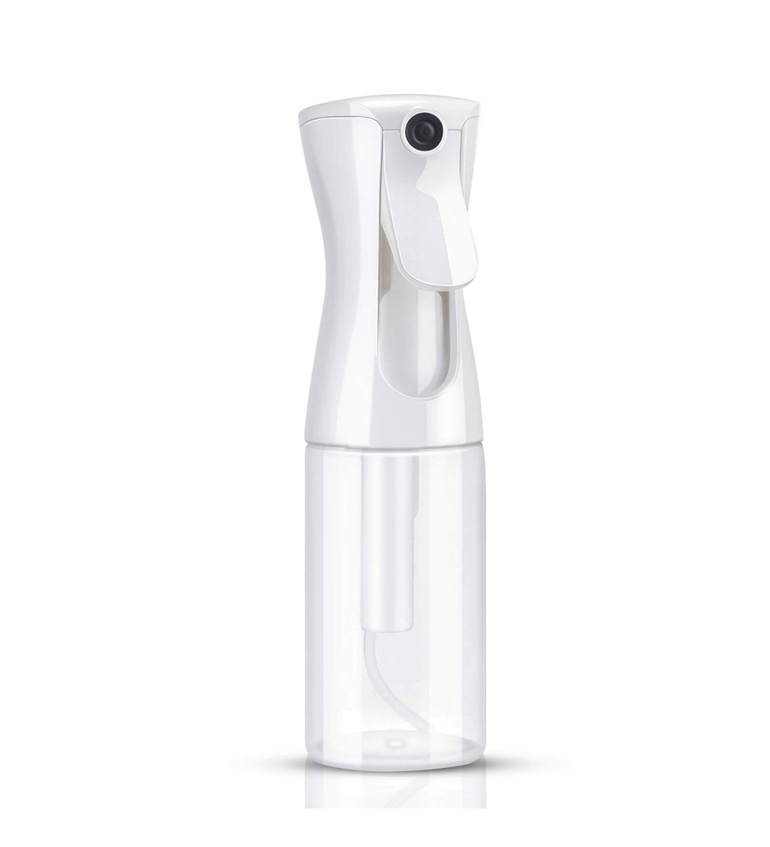 Suream 5.4oz Clear Continuous Mister Hair Spray Bottle - Refillable for Hair Styling, Gardening, Ironing - 160ml Clear Spray Bottle - Buy Online on SooperMarket.com