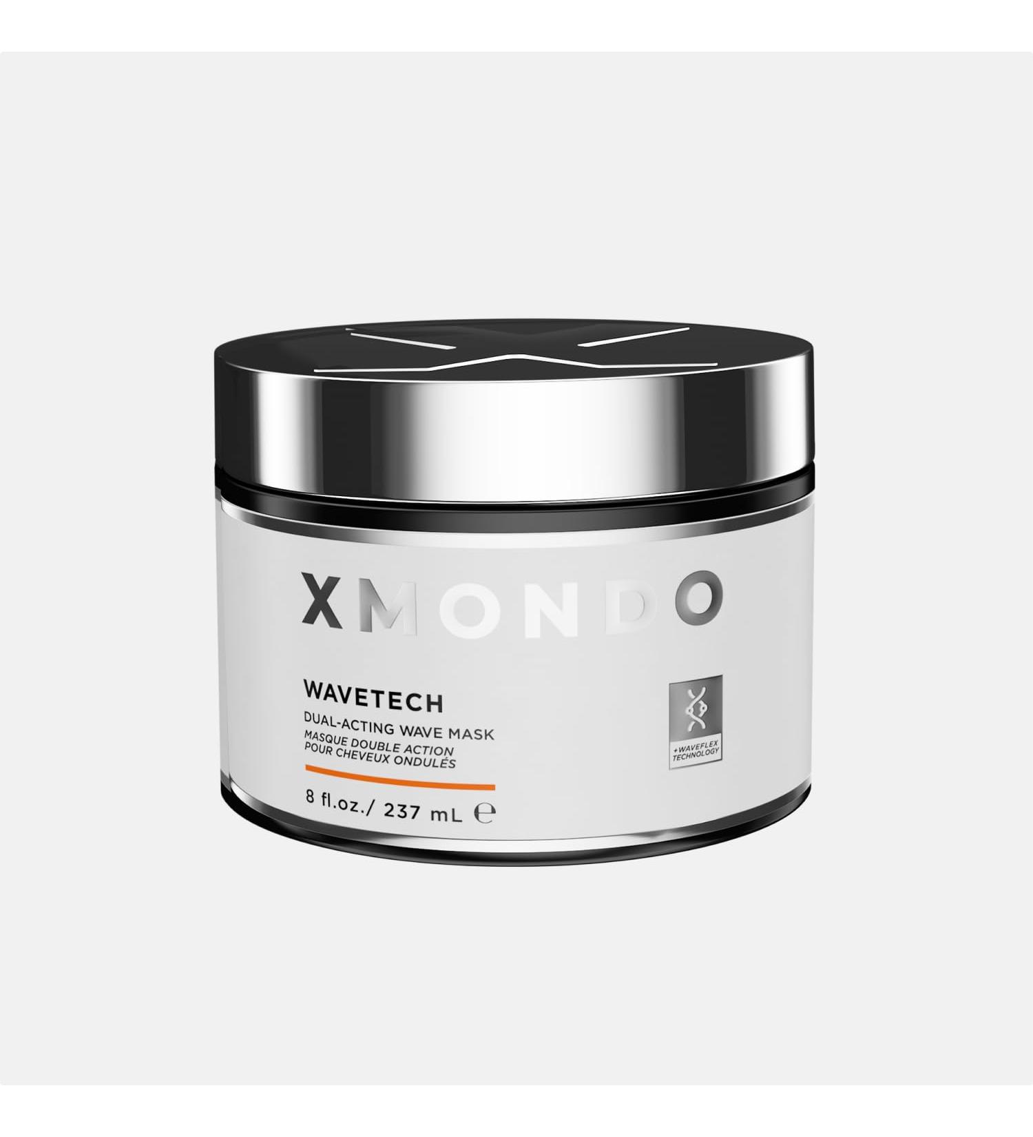 XMONDO Hair Wavetech Dual-Acting Wave Mask - Vegan Hyaluronic Acid & Shea Butter Deep Moisture & Frizz Control 8 Fl Oz - Buy Online on SooperMarket.com