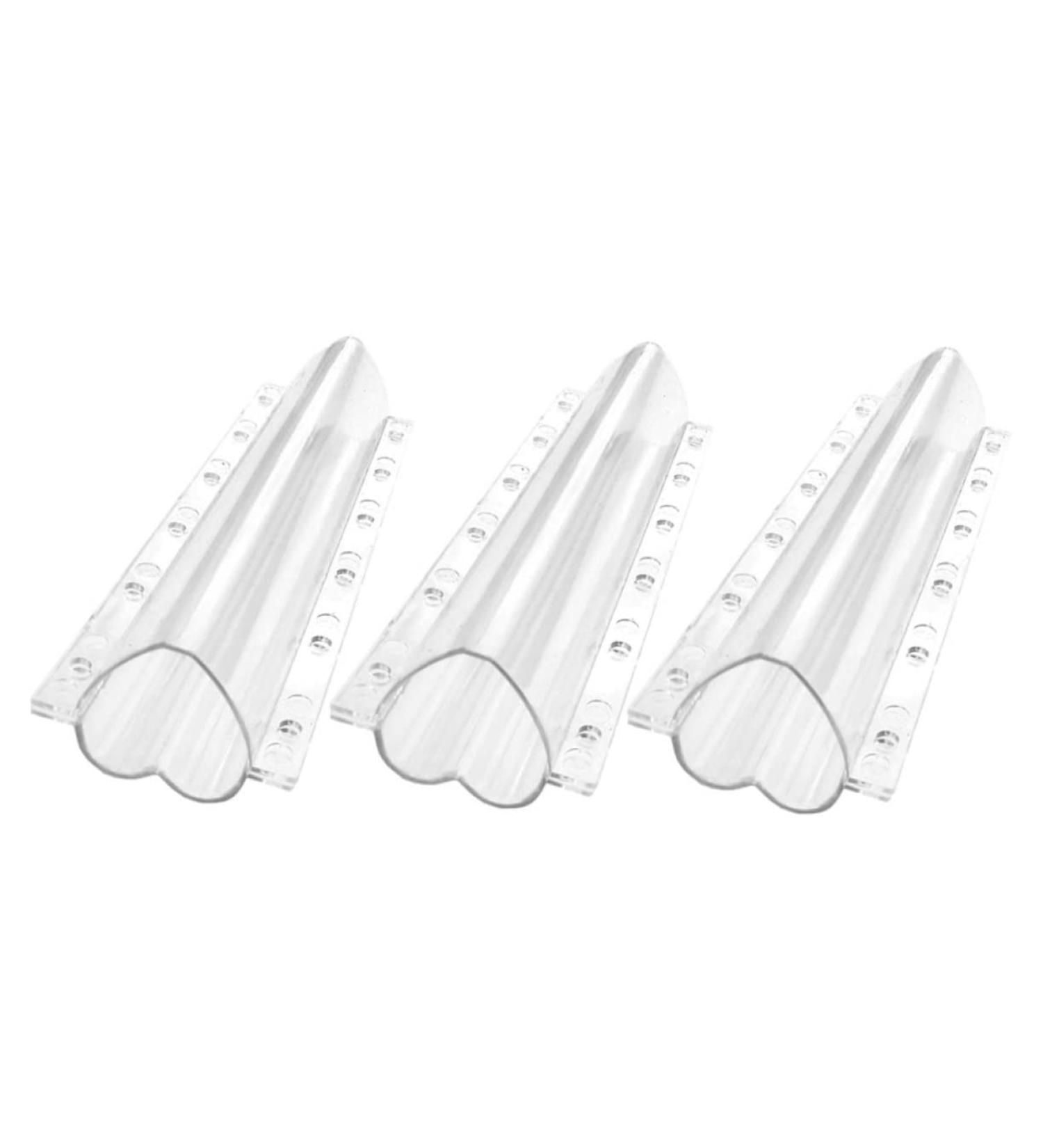 GANAZONO 3pcs Vegetable Shaping Star Pizza Accessories Strawberry Fruit Stereotypes Transparent 20x6.5cm - Buy Online on SooperMarket.com